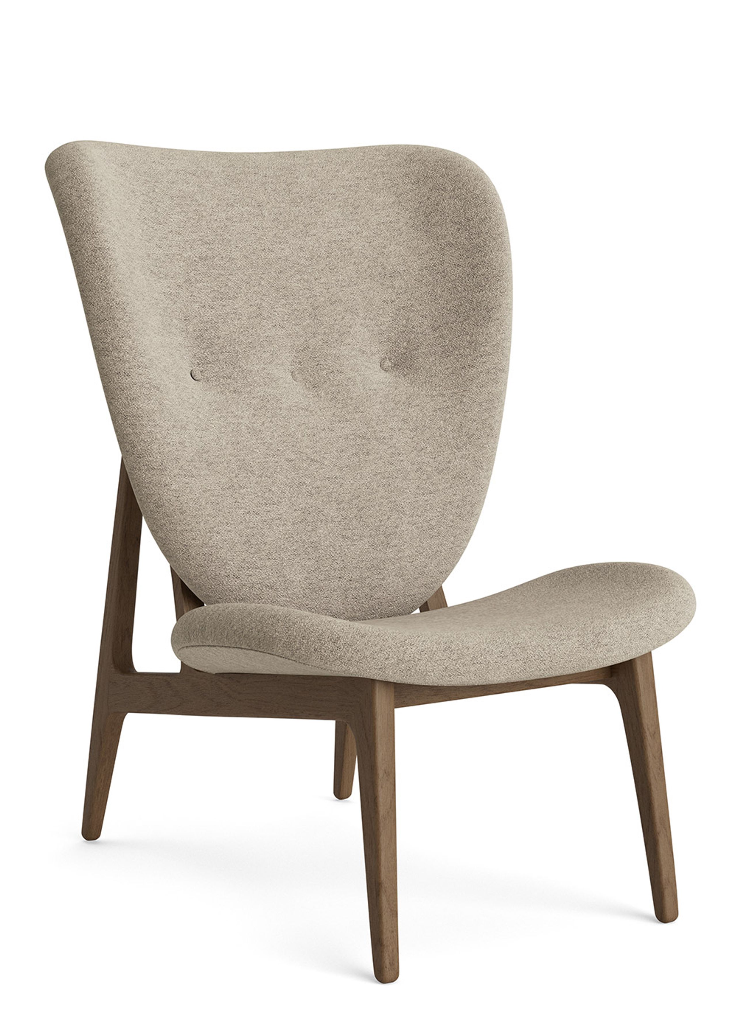NORR11 - Sessel - Elephant Lounge Chair - Full Upholstery - Light Smoked Oak/Barnum Bouclé 3