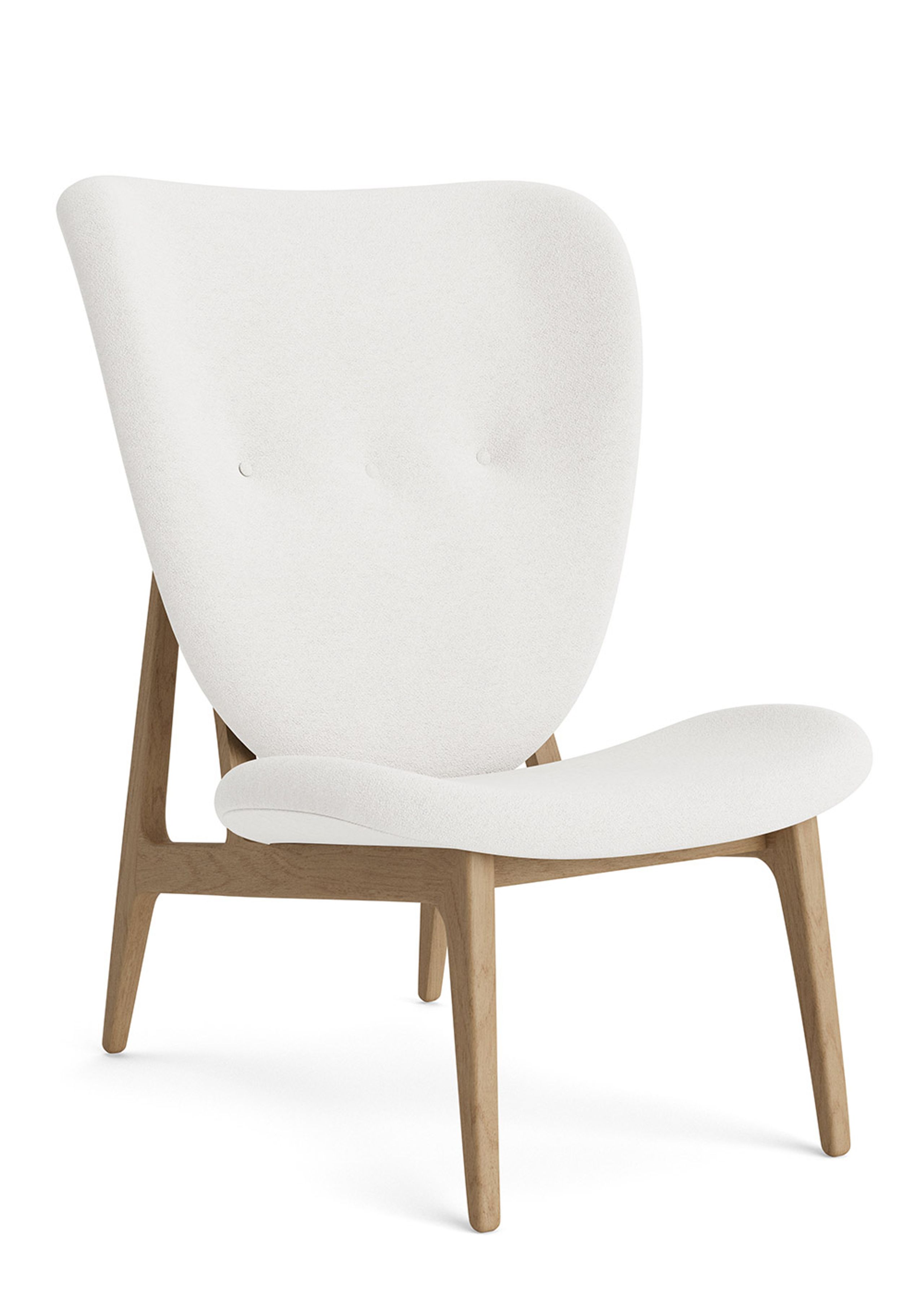 NORR11 - Fauteuil - Elephant Lounge Chair - Full Upholstery - Natural Oak/Barnum Bouclé 1