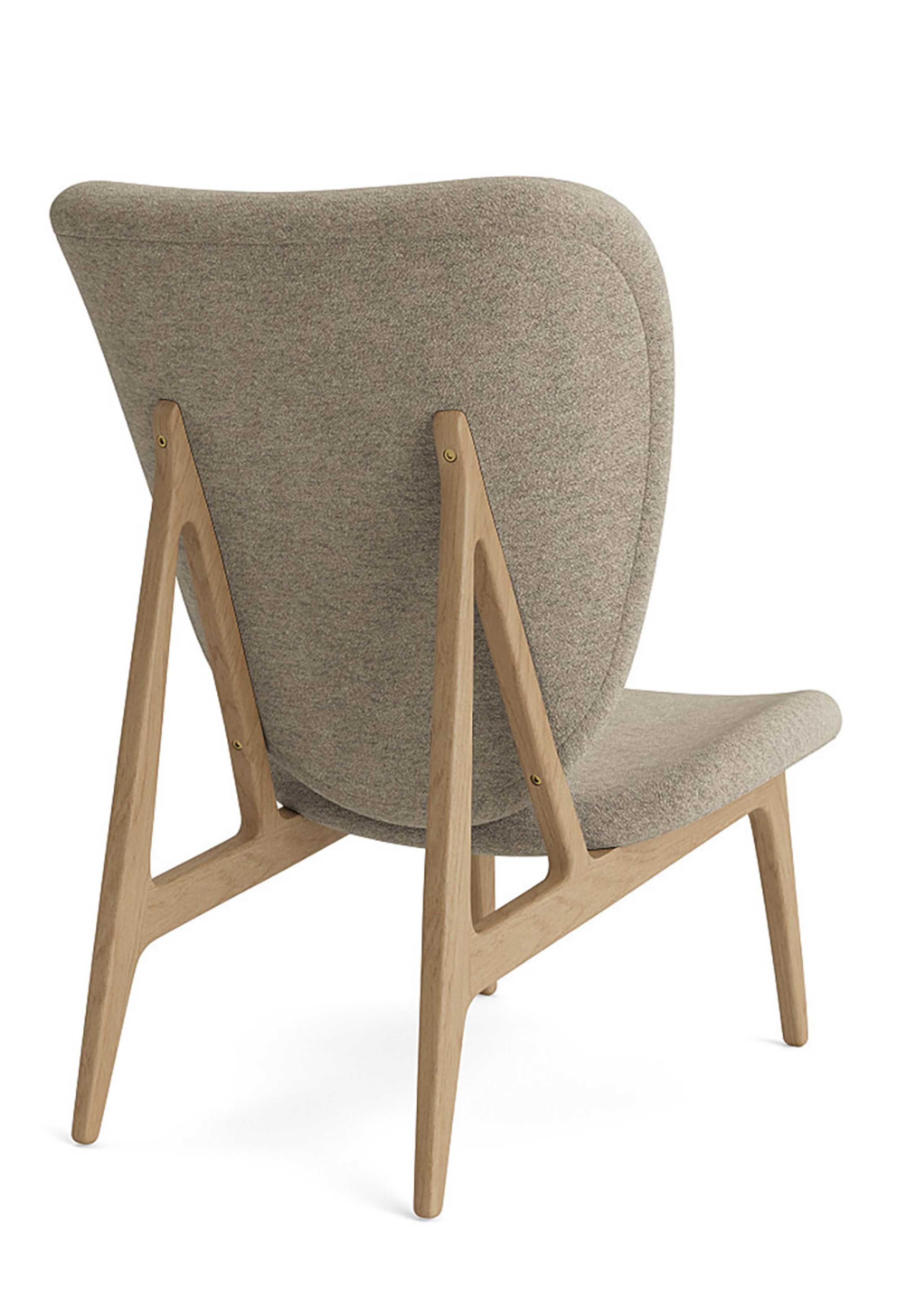 NORR11 - Lænestol - Elephant Lounge Chair - Fuld polstring - Natural Oak/Barnum Bouclé 3