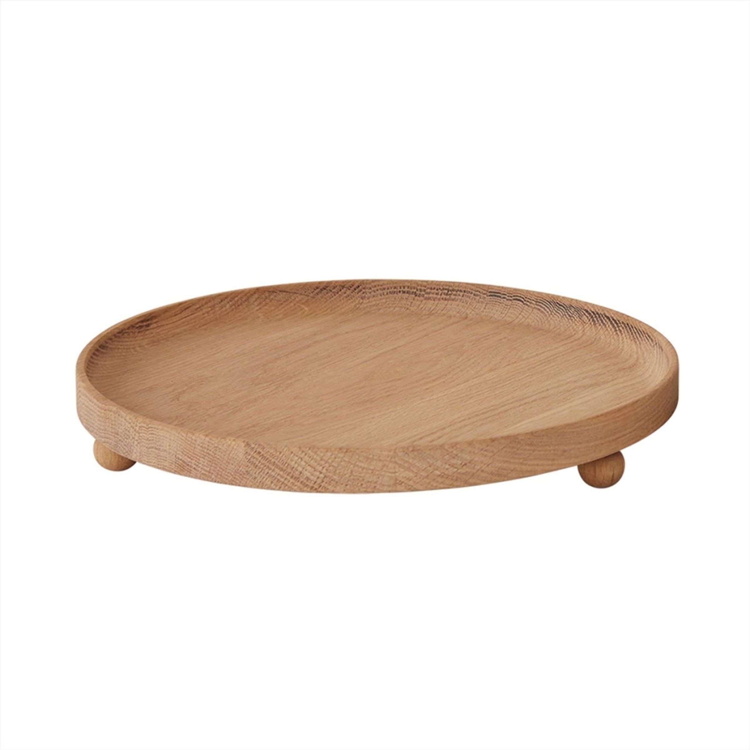 OYOY - Tablett - Inka Wood Tray Round - Nature - Large