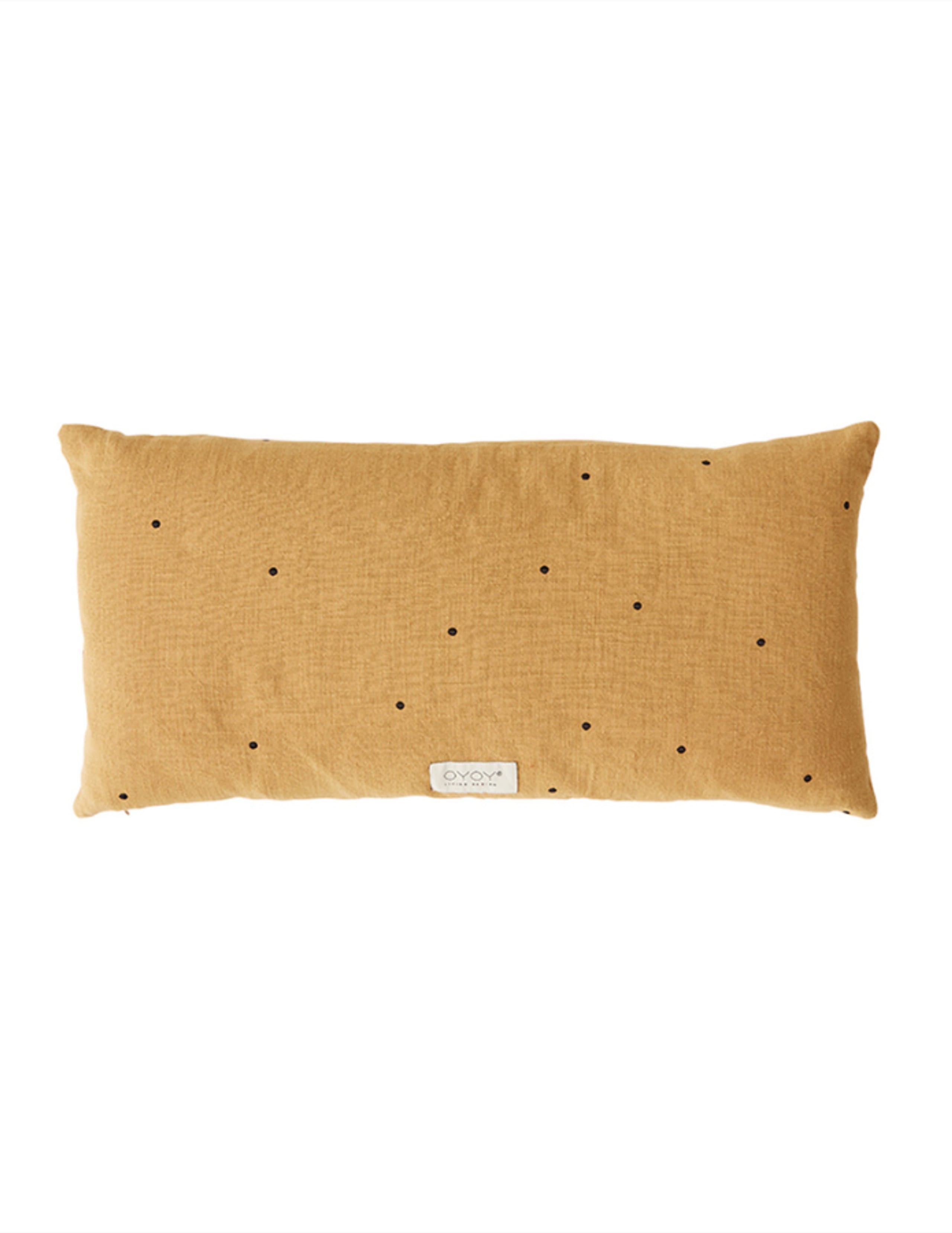 OYOY LIVING - Pillow - Kyoto Dot Cushion Long - 304 Curry