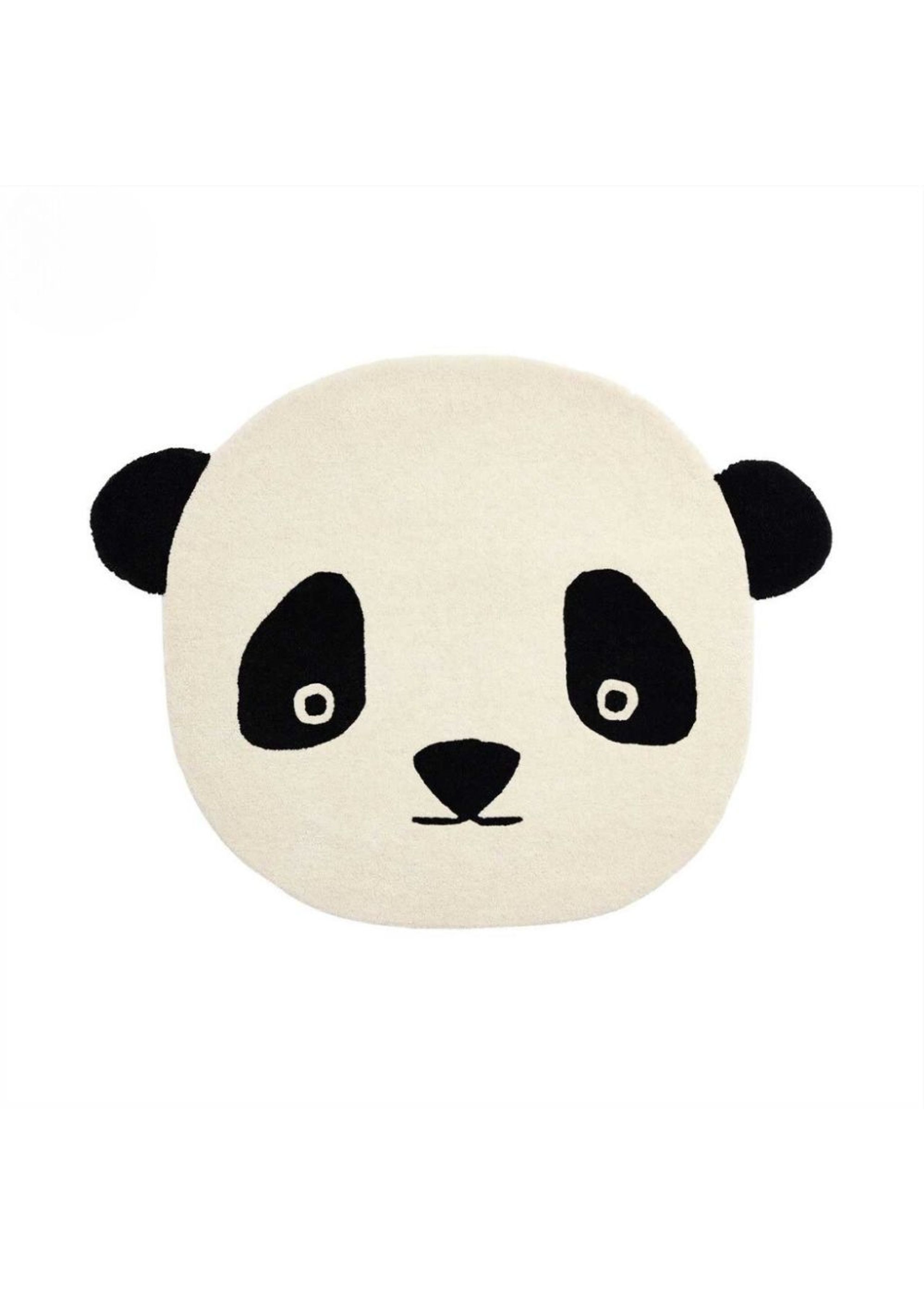 OYOY MINI - Kinderteppich - Panda Rug - 101 White / Black