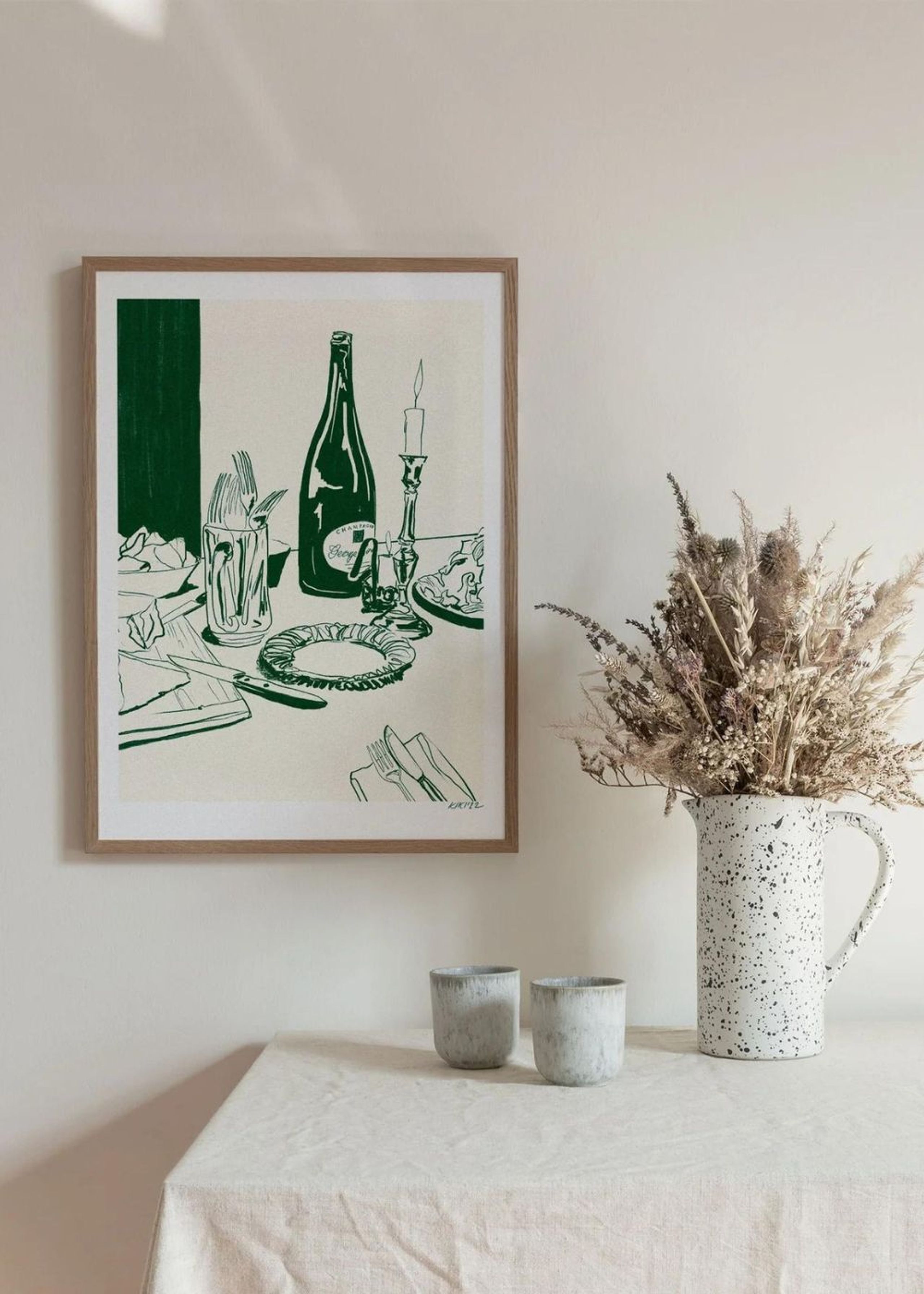 Peléton - Poster - Champagne and chips  - Champagne and chips