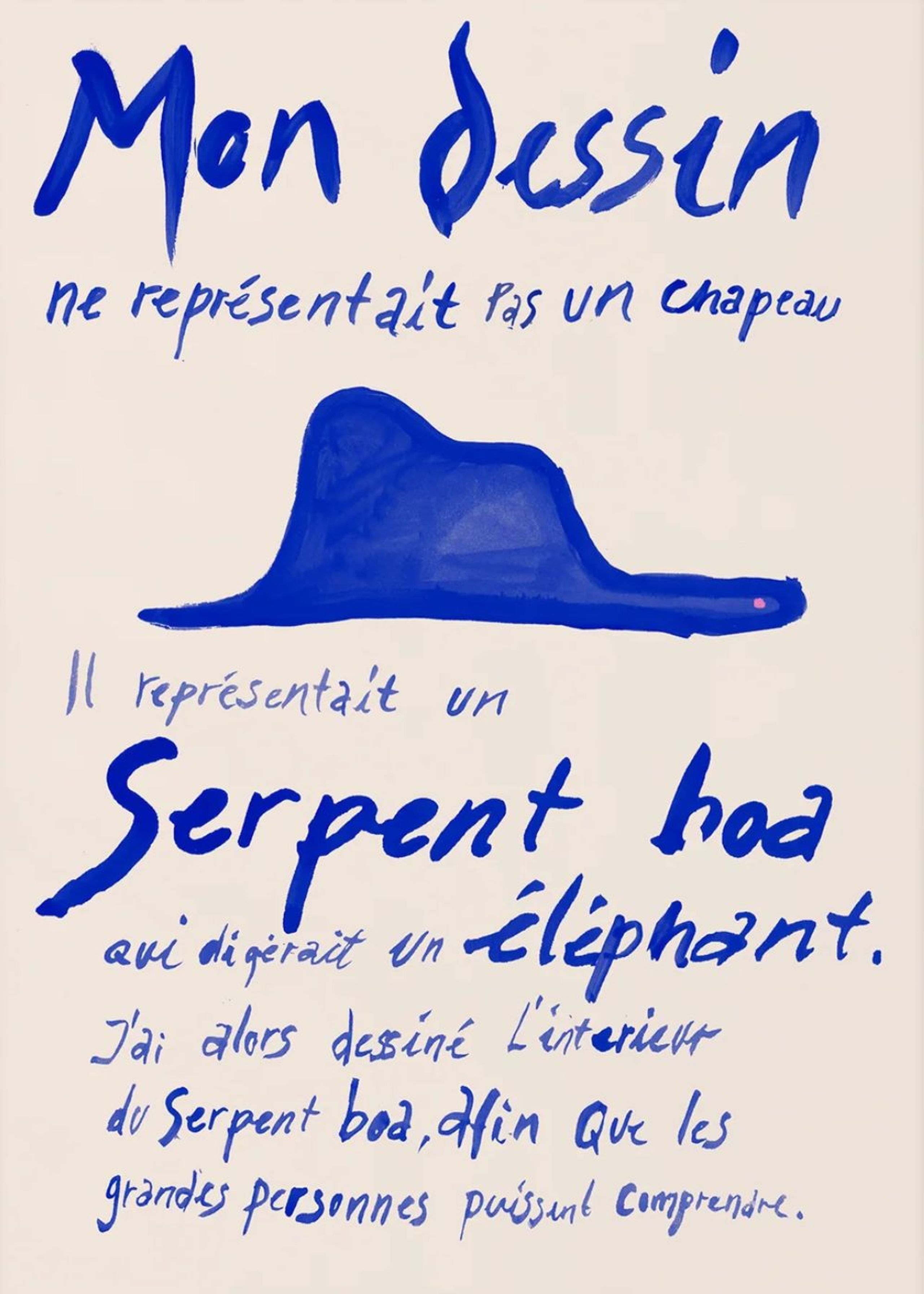 Peléton - Plakat - Le Petit Prince  - Blue - Ingen Ramme
