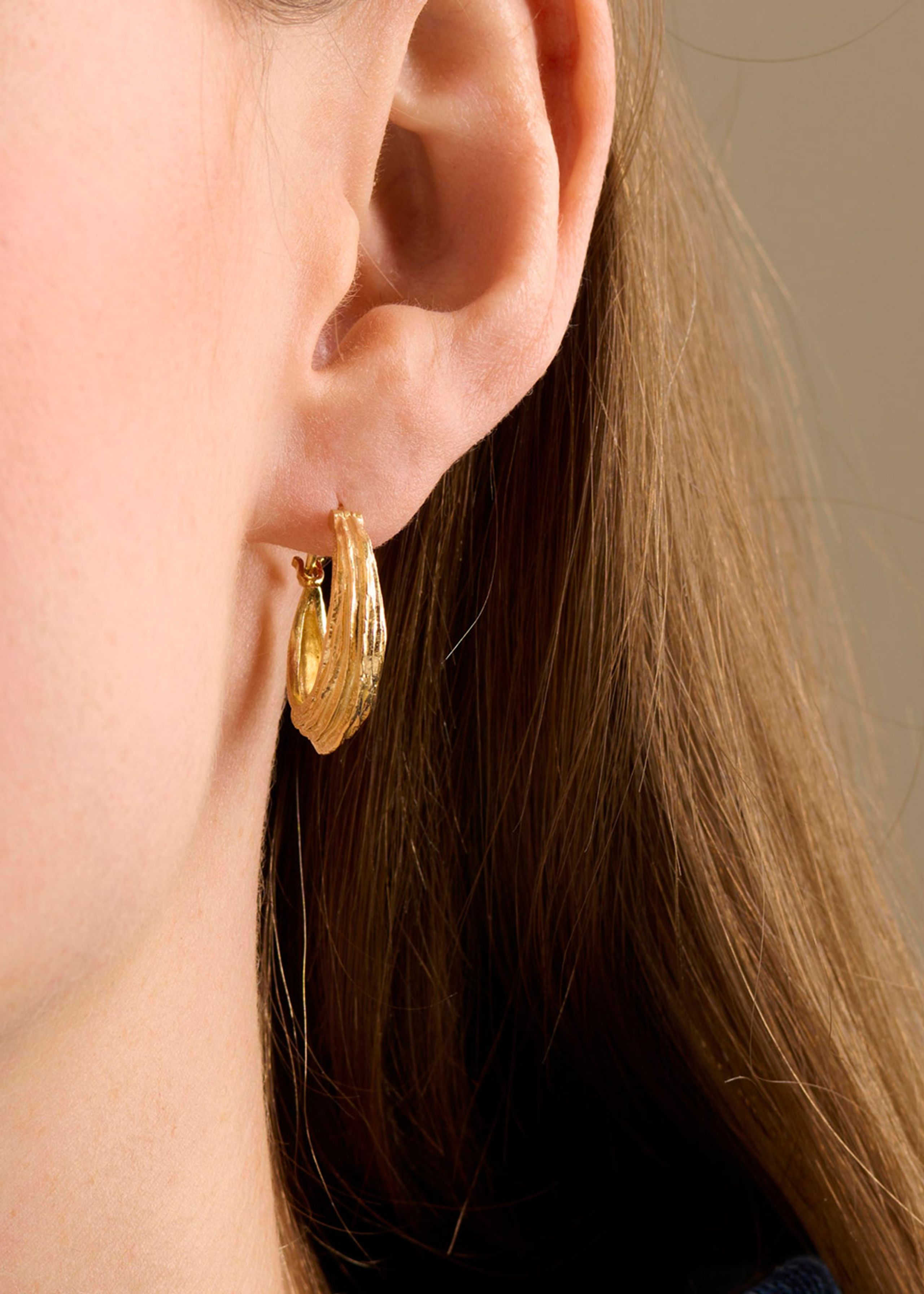 Pernille Corydon - Ørering - Coastline Earring - Gold