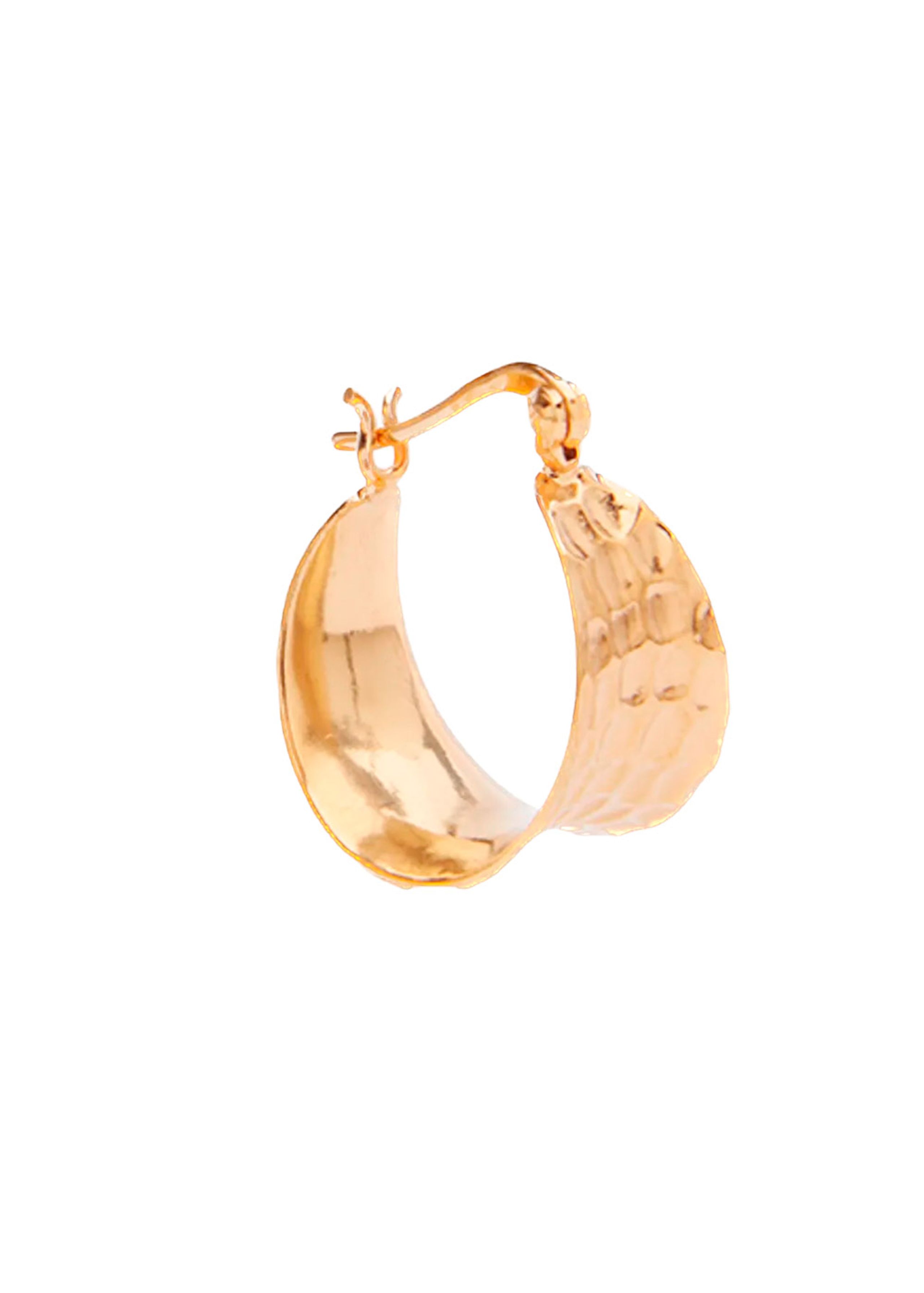 Silver Reflections 24K Gold Over Brass Hoop Earrings - JCPenney