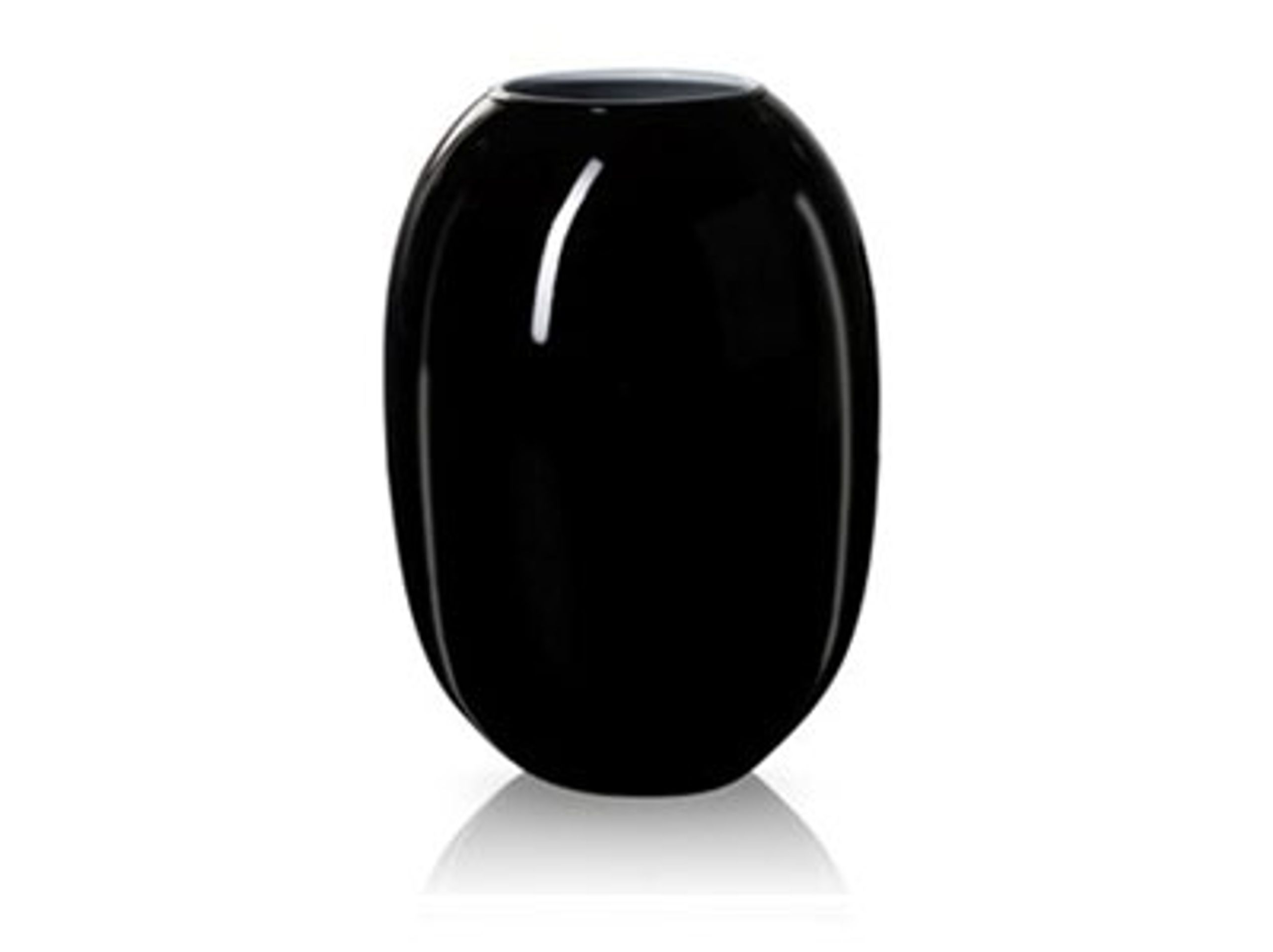 Piet Hein - Vase - Vase Glas  - Vase glas 30 cm - SORT-OPAL