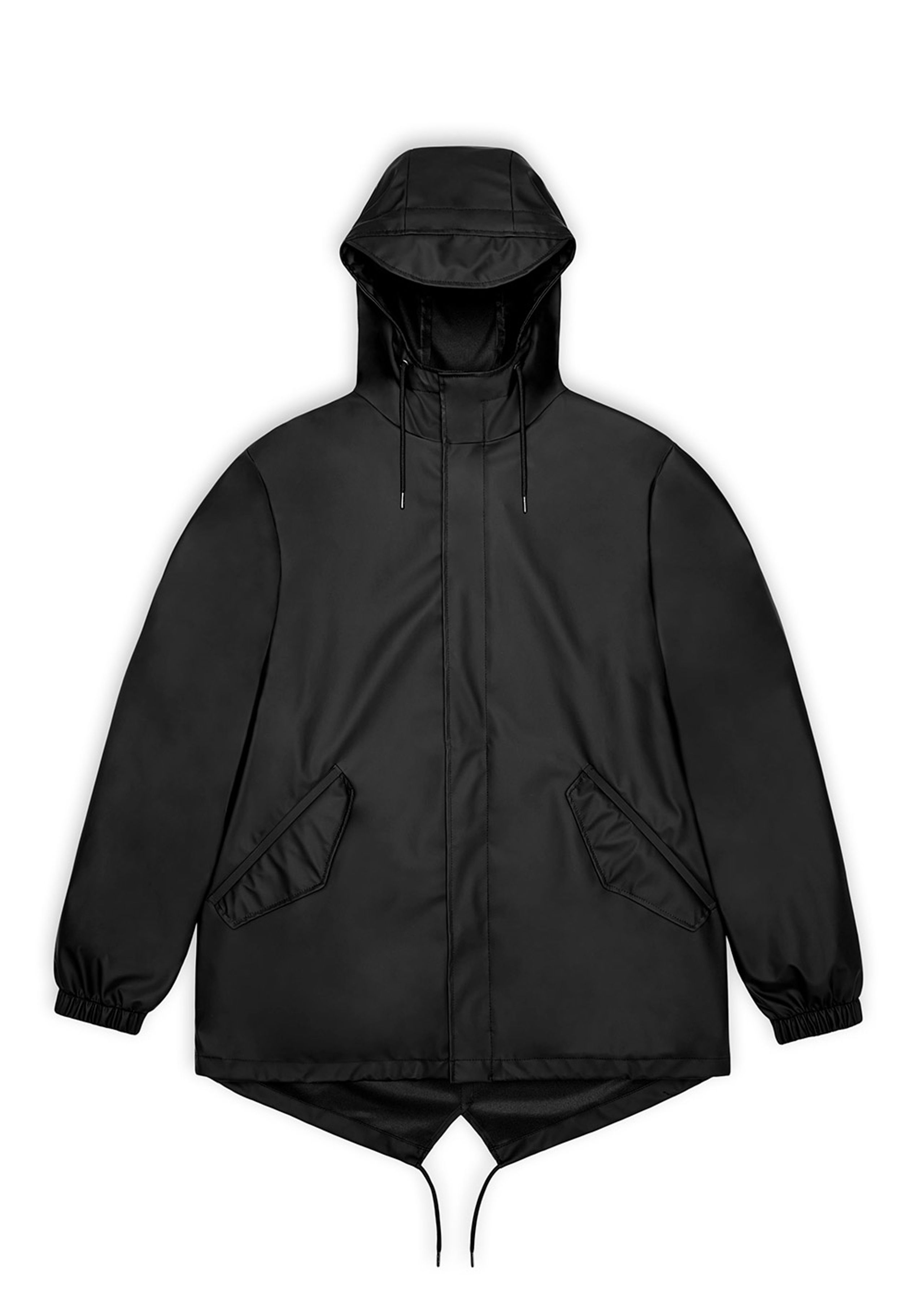 Rains - Regenmantel - Fishtail Jacket W3 - Black