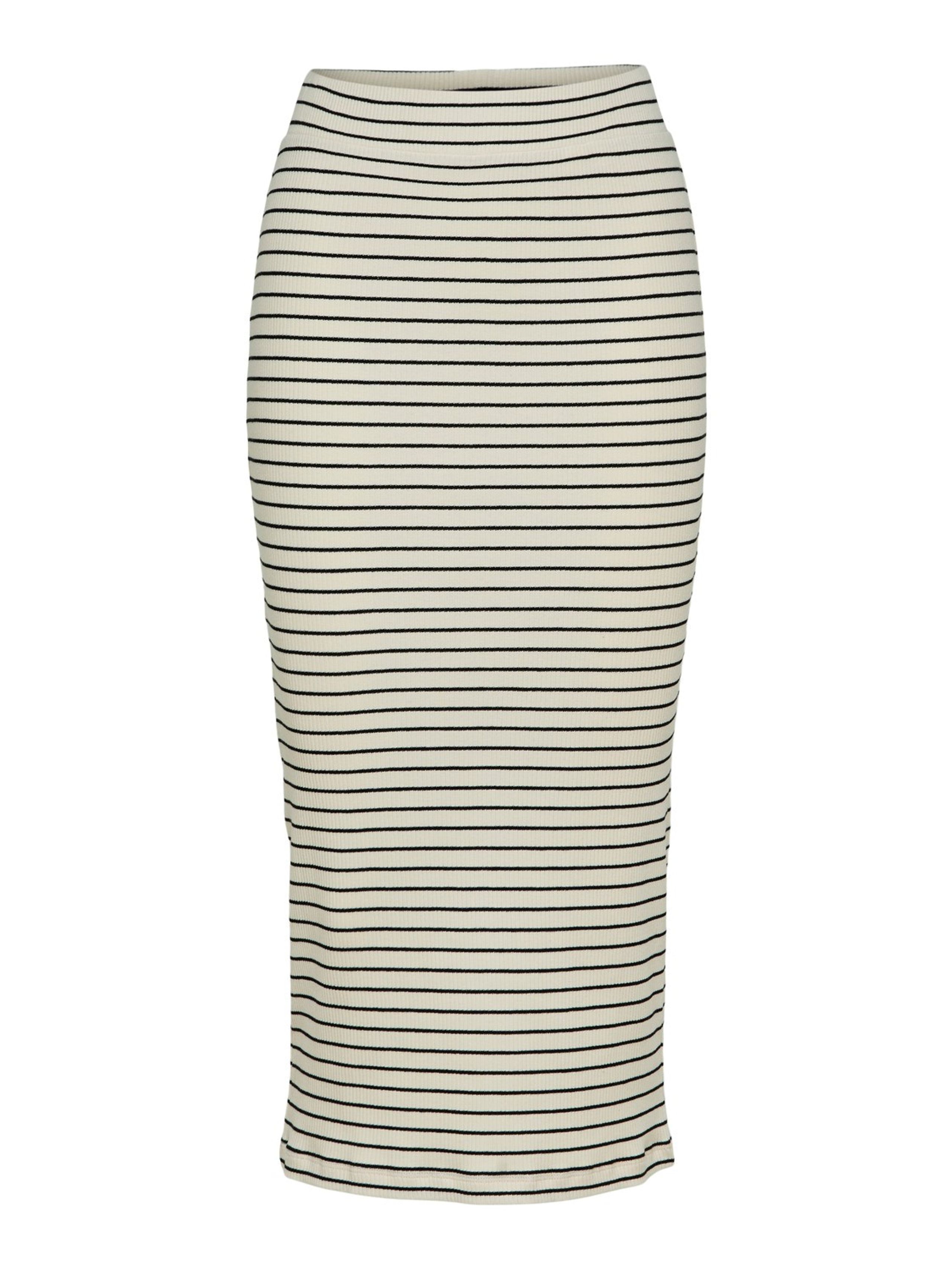SLFTamara Midi Striped Skirt - Nederdel - Femme