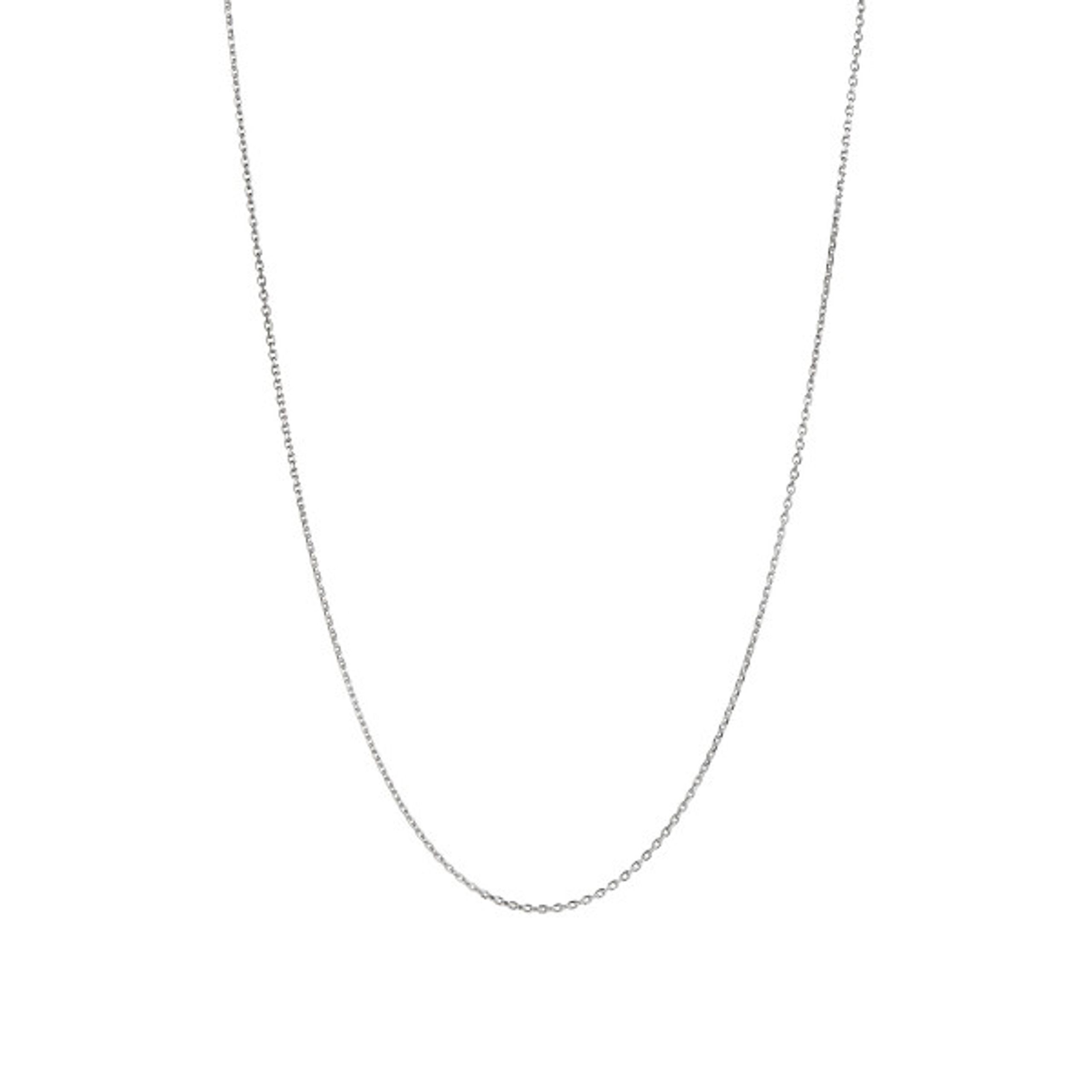 Stine A - Colar - Plain Pendant Chain Short - Silver