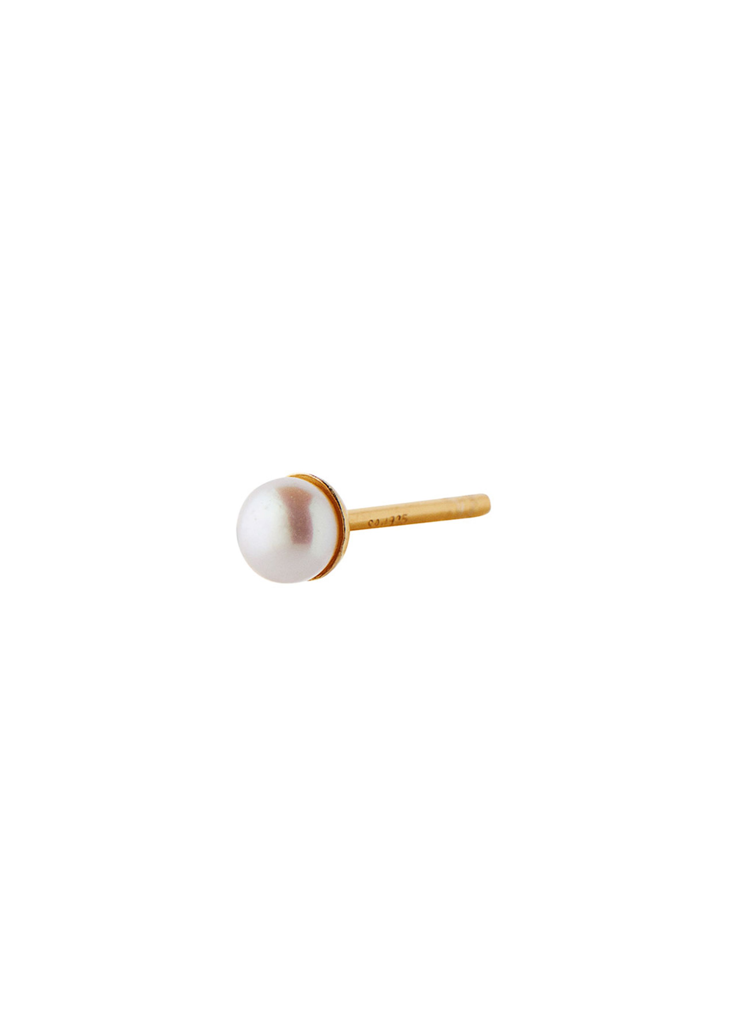 Stine A - Boucle d'oreille - Tres Petit Pearl Earring - Gold