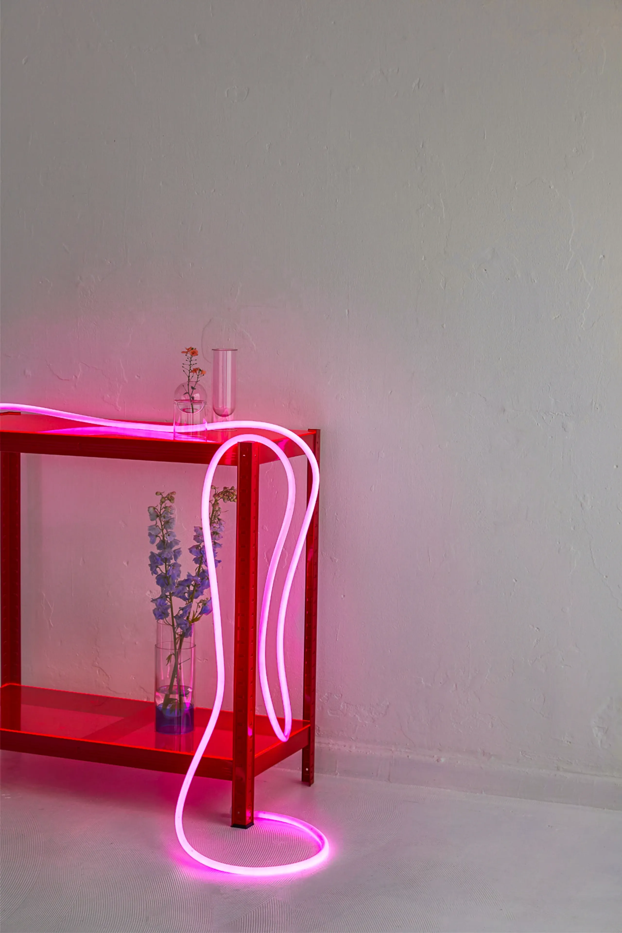 Studio About - Lâmpada - Flex Lamp / Flex Tube - Bright Pink - 5 Meter