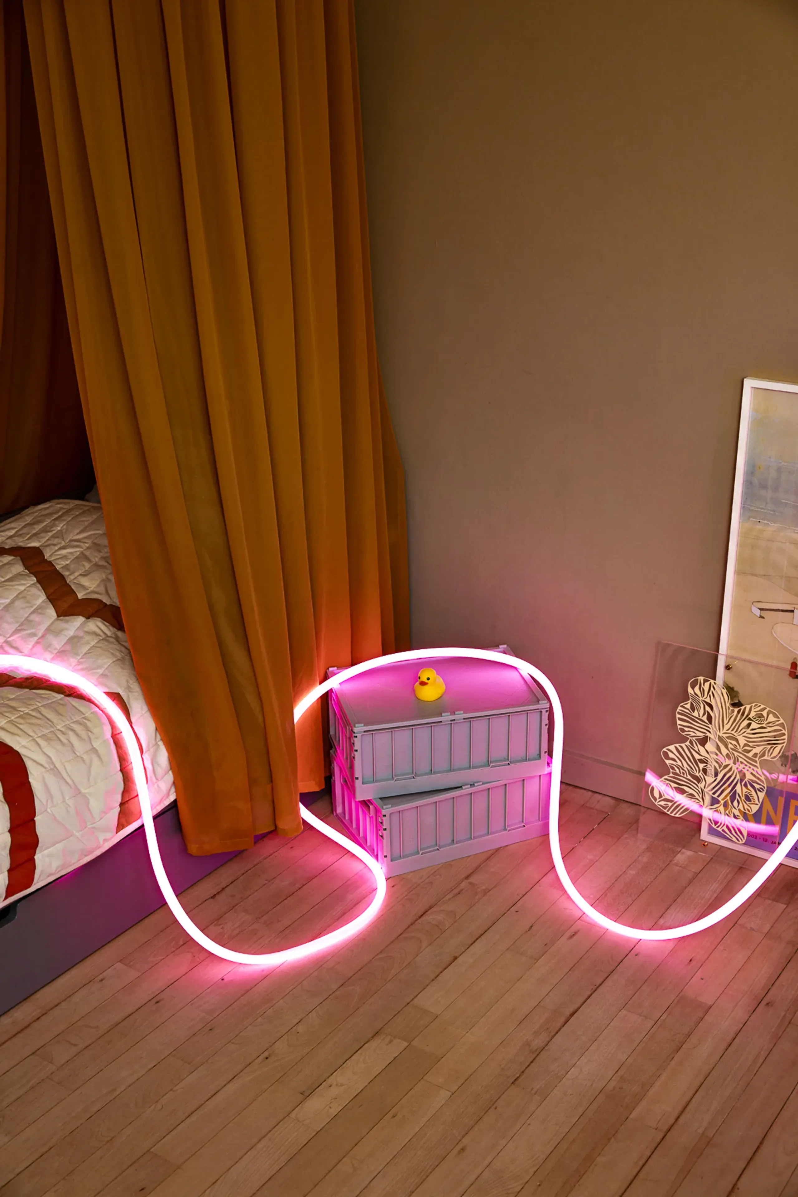 Studio About - Lâmpada - Flex Lamp / Flex Tube - Bright Pink - 5 Meter