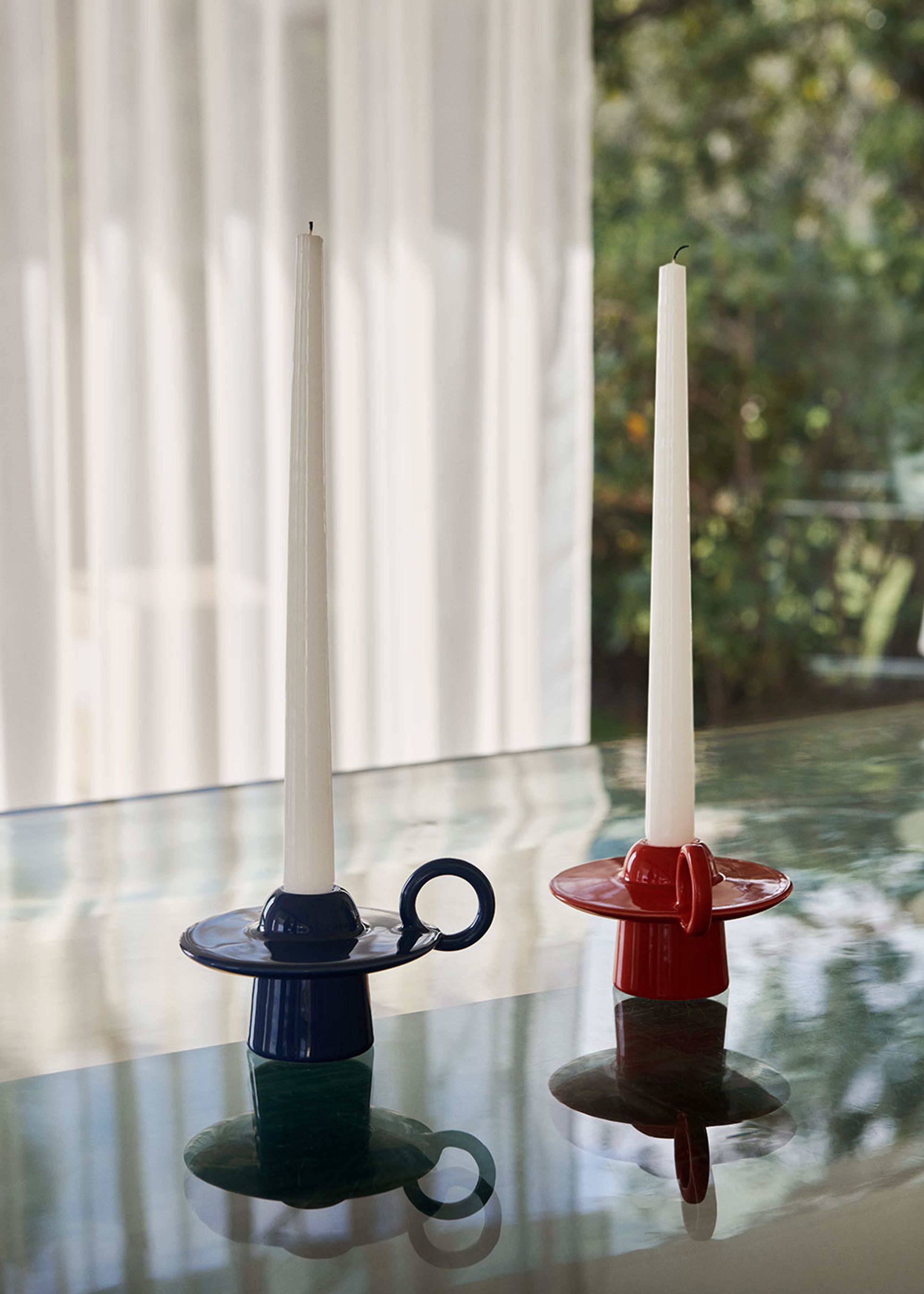 &tradition - Lysestage - Momento Candleholder JH39 - Poppy Red