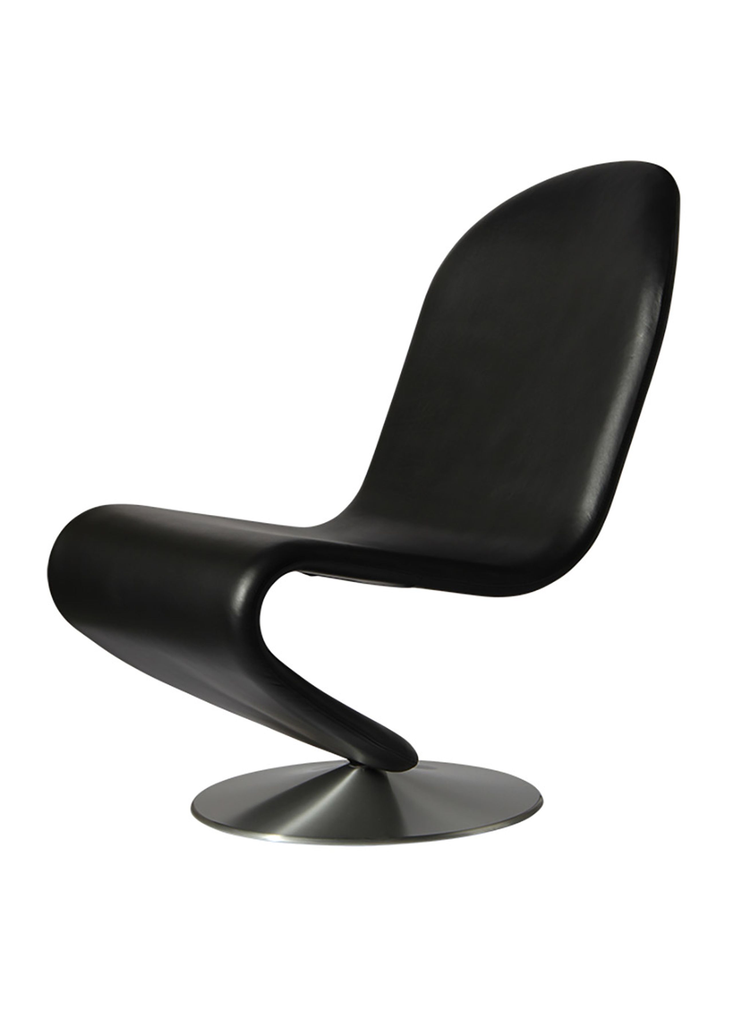 Verpan - Fauteuil - System 1-2-3 Lounge Chair - SILK Black