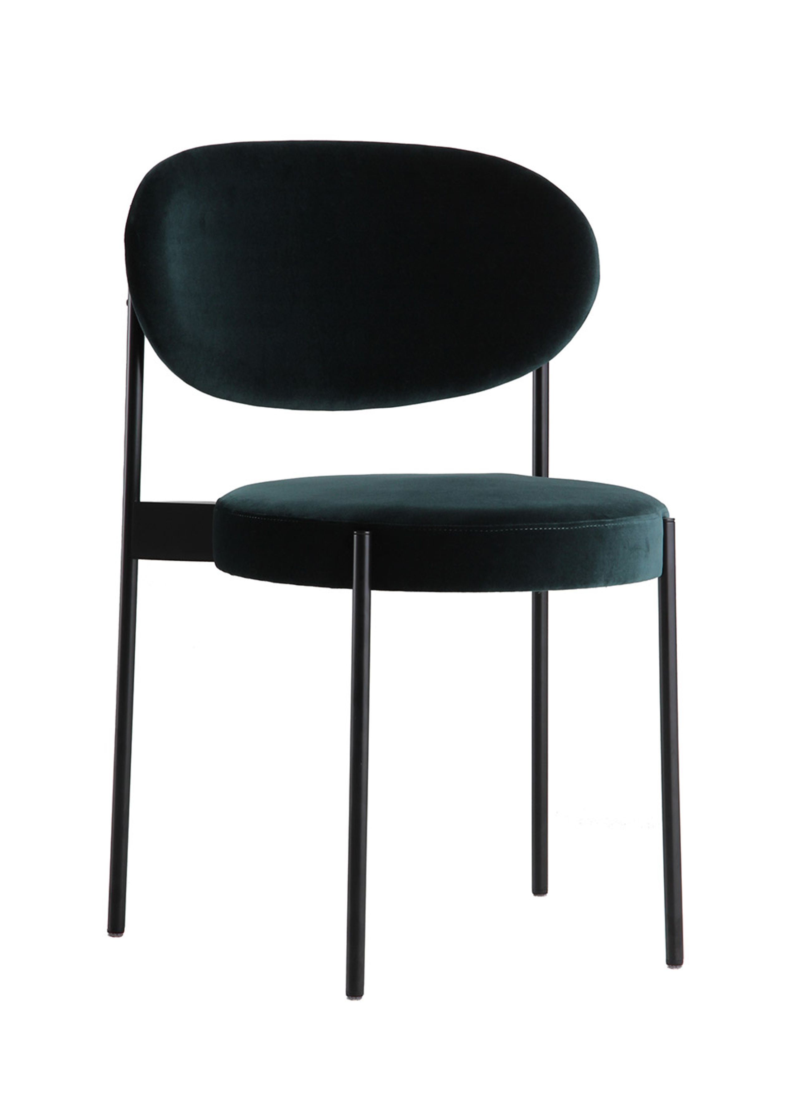 Verpan - Spisebordsstol - 430 Stacking Chair by Verner Panton - Black / Harald 982
