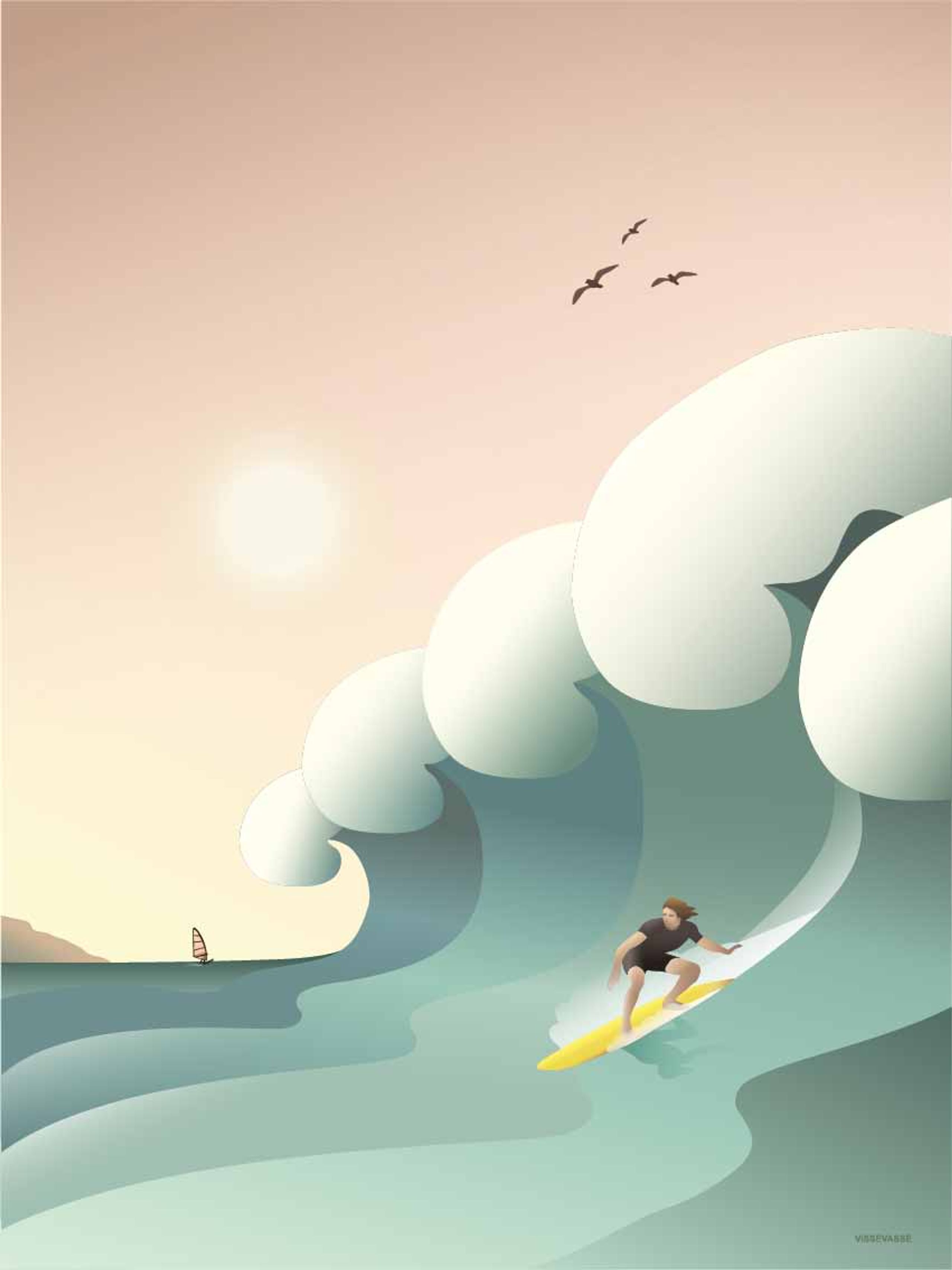 Tavole da surf Poster