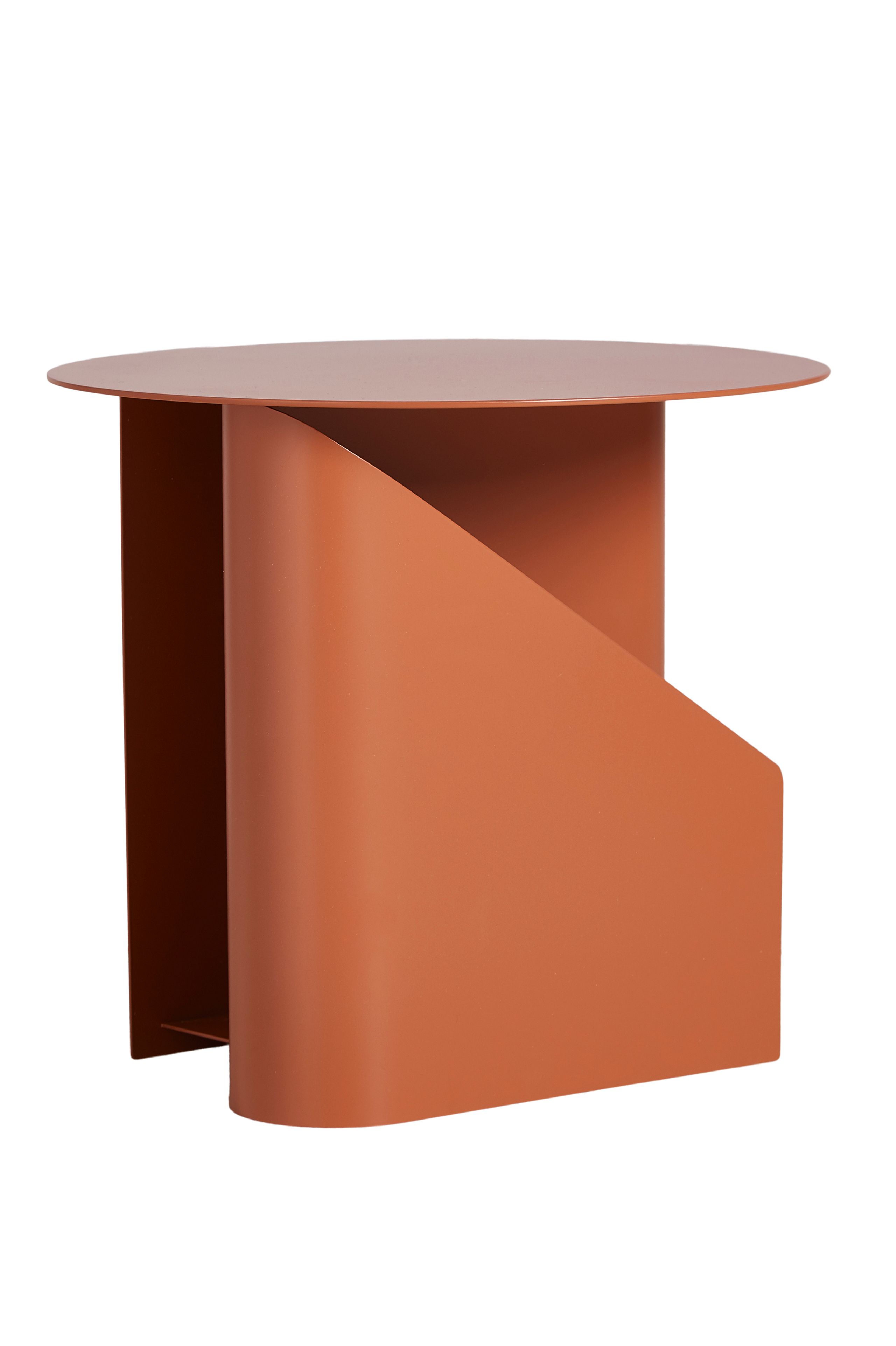 Woud - Conseil d'administration - Sentrum Side Table - Brændt Orange
