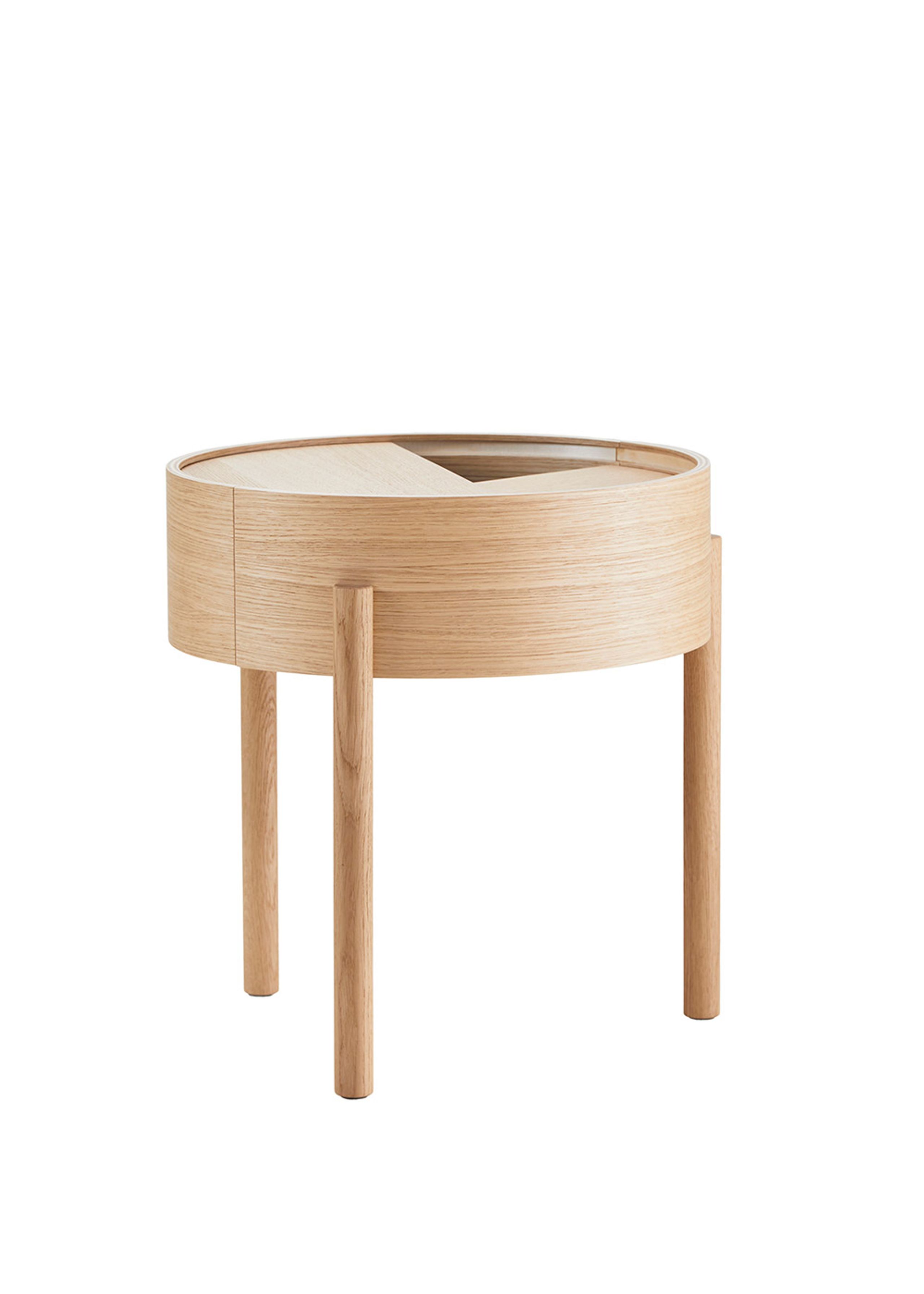 Woud - Mesa de centro - Arc Side and Coffee Table - Oiled Oak - Side Table