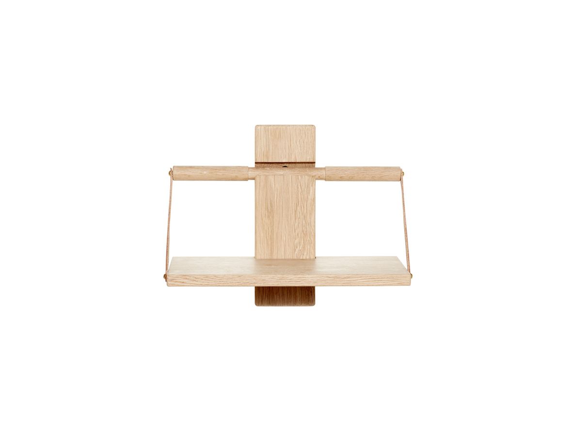 Produktfoto för Andersen Furniture Wood wall Shelf 30 x 18 x 24 cm Liten Oak