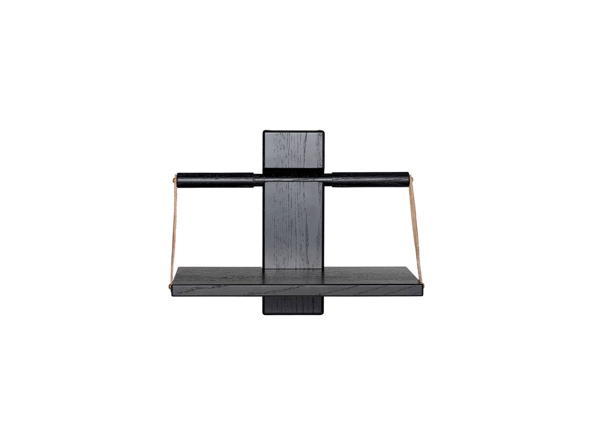 Produktfoto för Andersen Furniture Wood wall Shelf 30 x 18 x 24 cm Liten Black