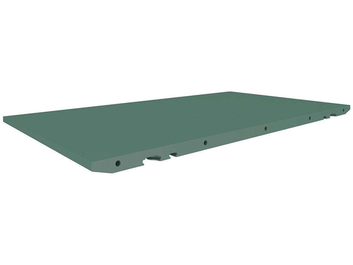 Image of Andersen Furniture - Space Extending table - Additional plate - Iläggsskiva - Fenix Laminate: Green 0750 (Verde Comodoro) - 50 x 95 cm