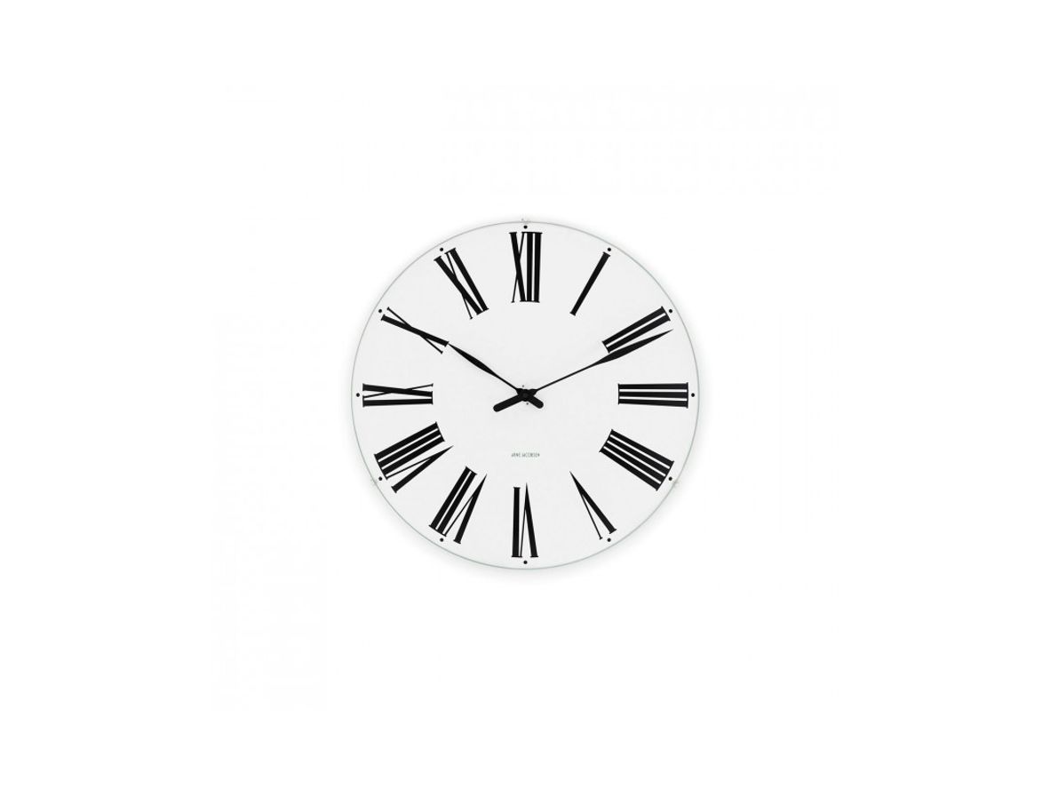 Produktfoto för Arne Jacobsen - Roman Ure - Klockan - Roman wall clock Ø21 - Ø21 cm