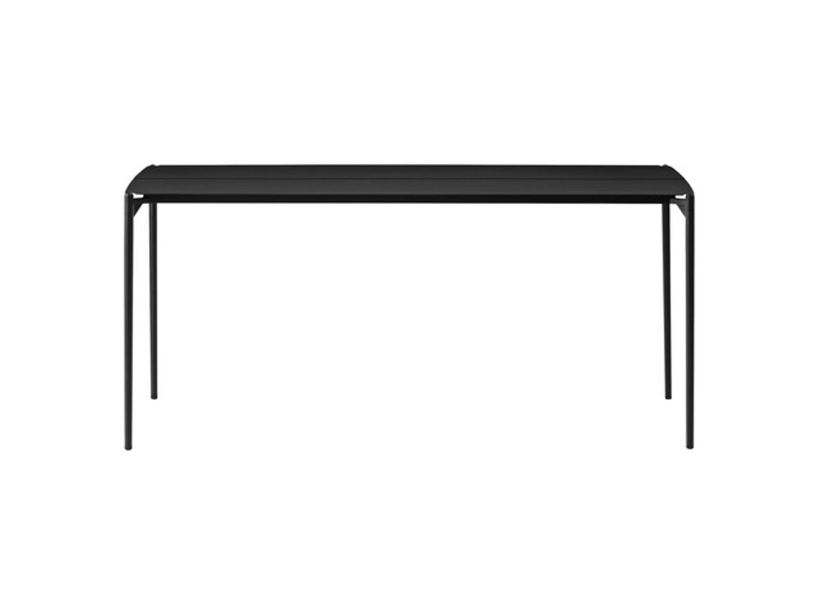 Image of AYTM - NOVO table - Matbord - Black/Black medium - L160 x W80 x H72 cm