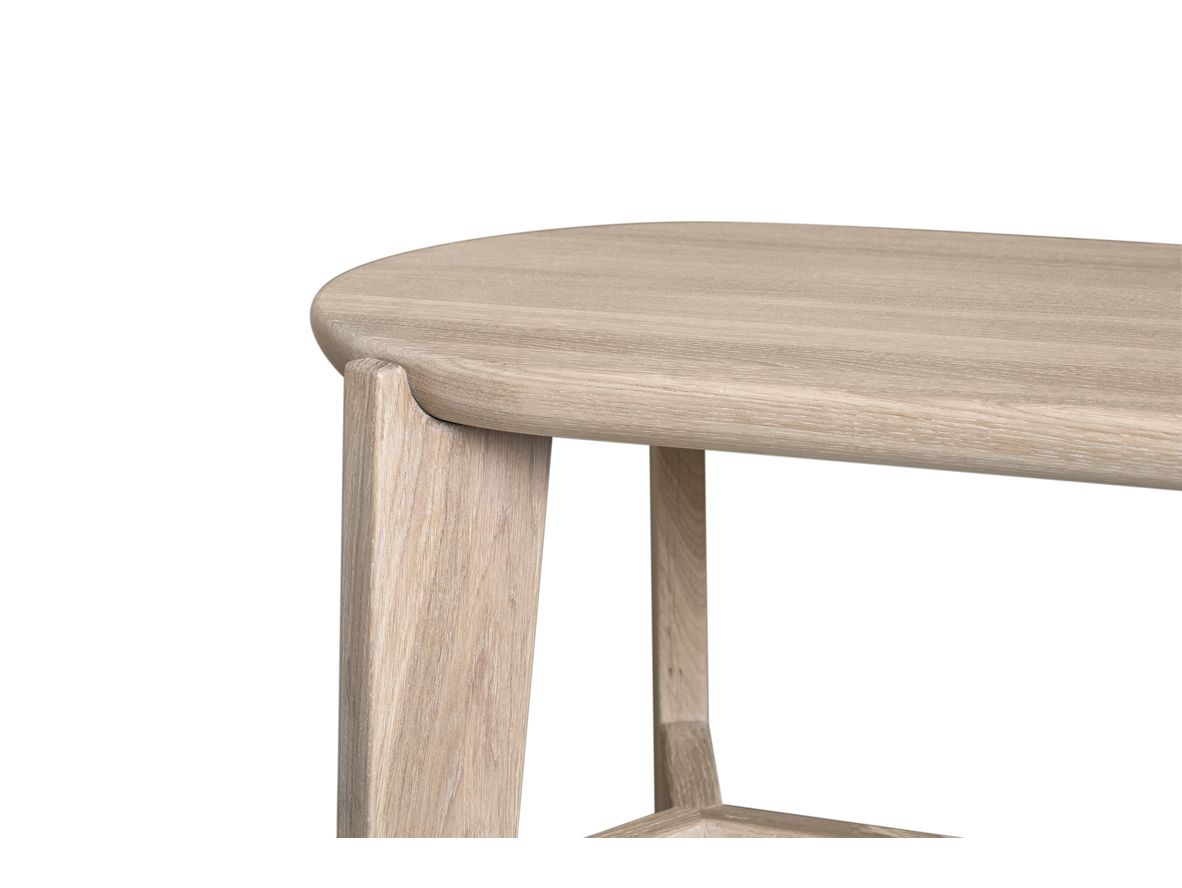 Alternativ bild 1 för Blomus - ELI Bench - Bänk - Withe Oak - H45 x B110 x T39,5 cm