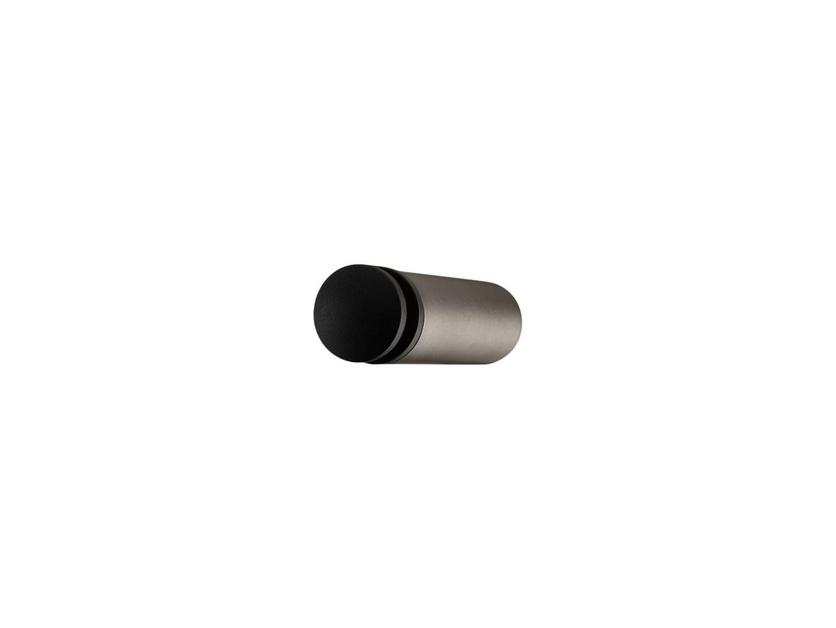 Produktfoto för Blomus - ENTRA Wall Door Stop - Dörrstopp - Burned Metal, Metallic Finish - L8 cm - H2,5 x L8 x W2,5 cm