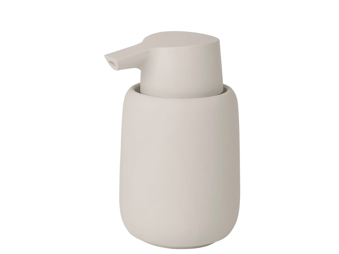 Produktfoto för Blomus - Sono Soap Dispenser - Tvålpump - Moonbeam - H14 x L9,5 x Ø8,5 cm / 0,25 L
