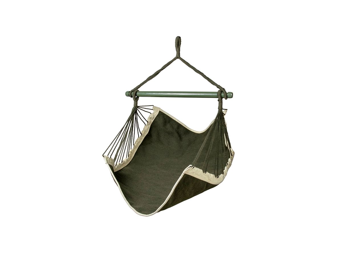 Image of Broste CPH - Paloma Hanging Chair - Hängande stol - Green - B90 x L120 x H150 cm