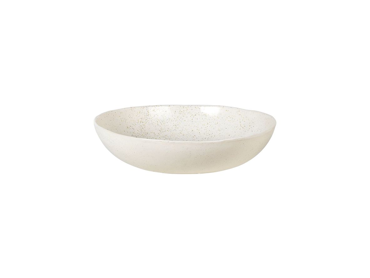 Broste CPH - Nordic vanilla - Serveringsskåle - Skål för servering - Salat skål - Ø34,5 x H7,5 cm