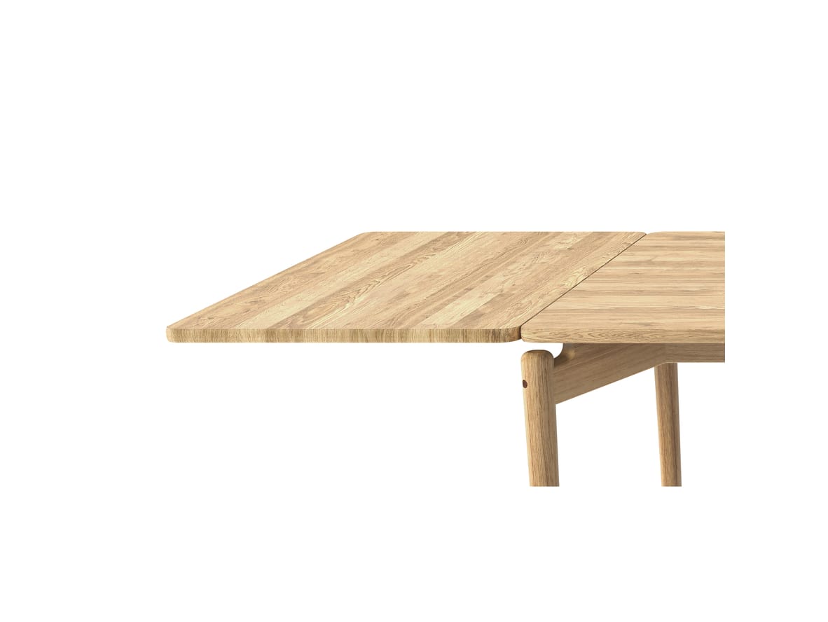 Image of Bruunmunch - Additional Plate for PURE Dining Table - Iläggsskiva - Oak, White oil - L50 x D85 cm
