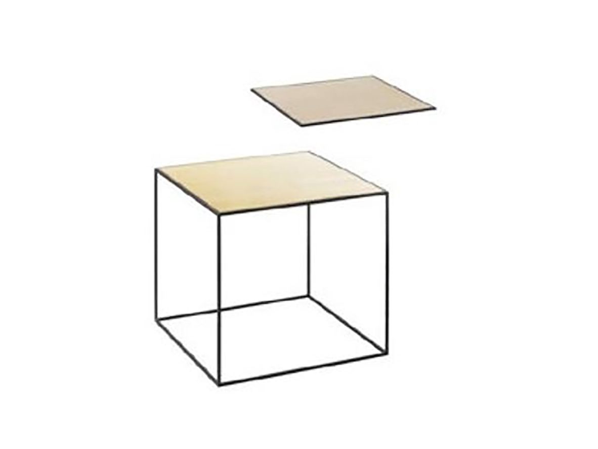 Produktfoto för Audo Copenhagen - Twin Tabletops - Bordsskiva - Oak / Brass - Twin 35 - Twin 35