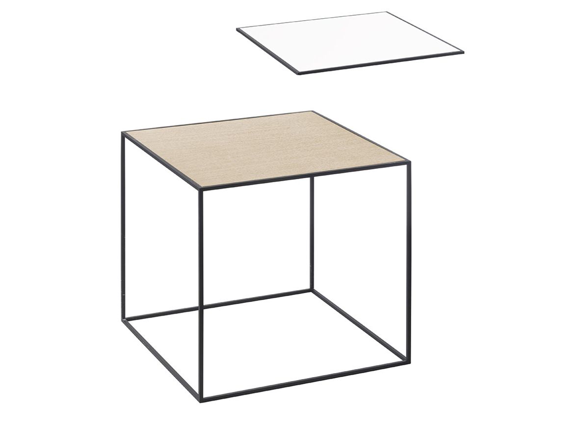 Produktfoto för Audo Copenhagen - Twin Tabletops - Bordsskiva - Oak / White - Twin 35 - Twin 35
