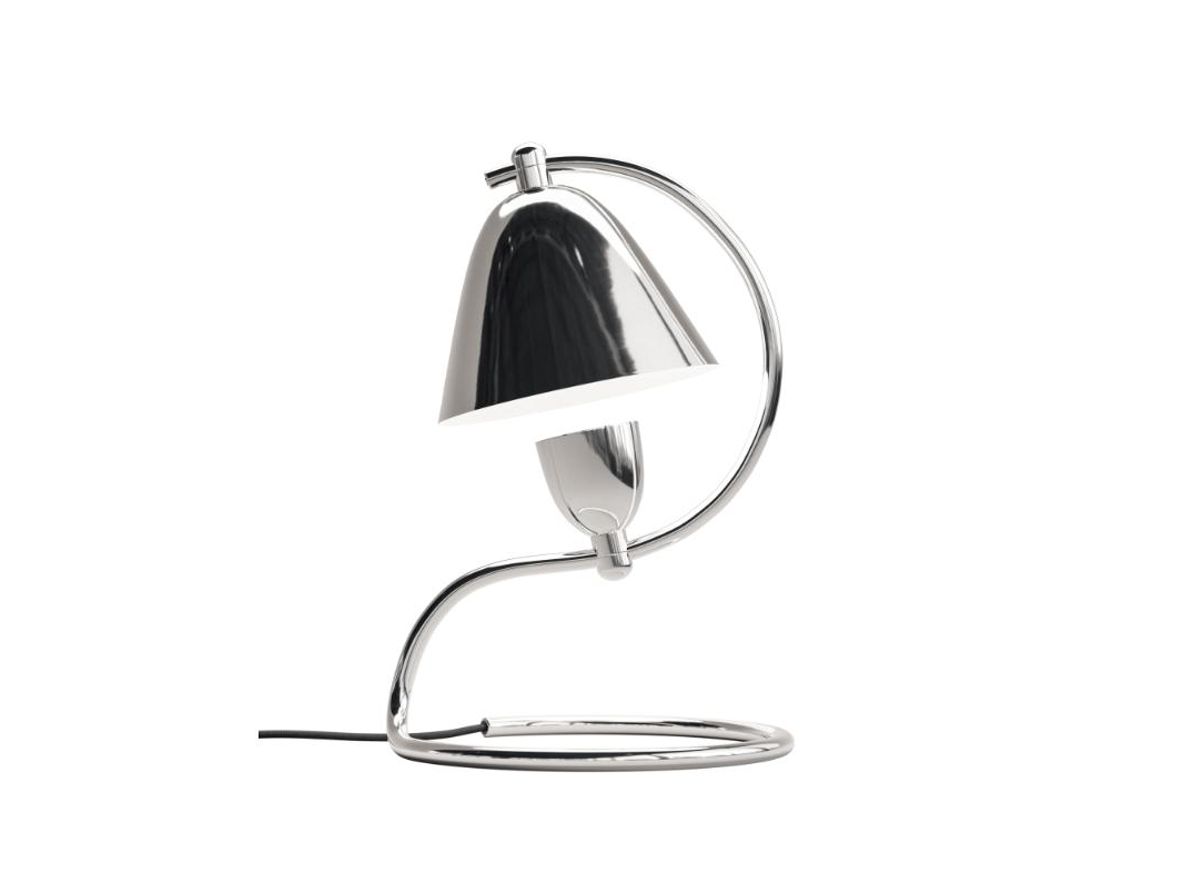 Audo Copenhagen - Klampenborg Table Lamp - Bordslampa - Polished Plated Steel - L26,5 x W26,5 x H42,3