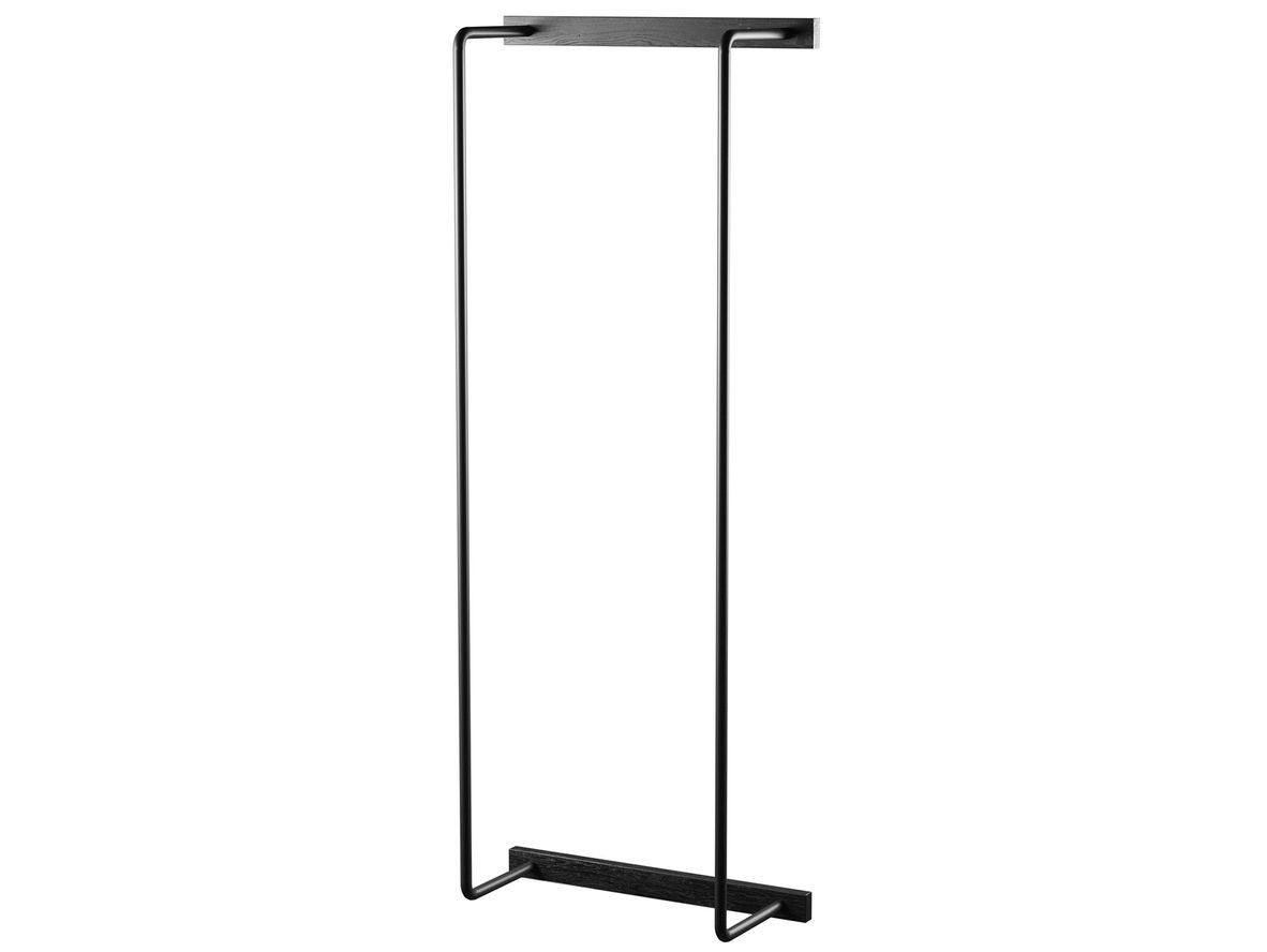 Produktfoto för EKTA Handvaerk - Towel Rack - Handdukshängare - Black oak - W: 24 cm x D: 10,5 cm x H: 62 cm