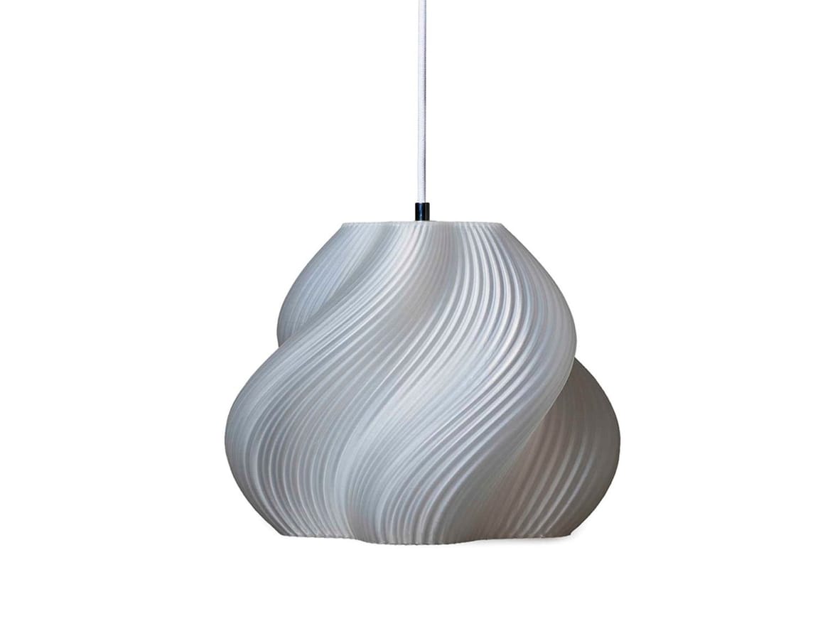 Crème Atelier – Soft Serve Pendant 03 – Hängande lampa – Chrome – H30 cm W37 cm