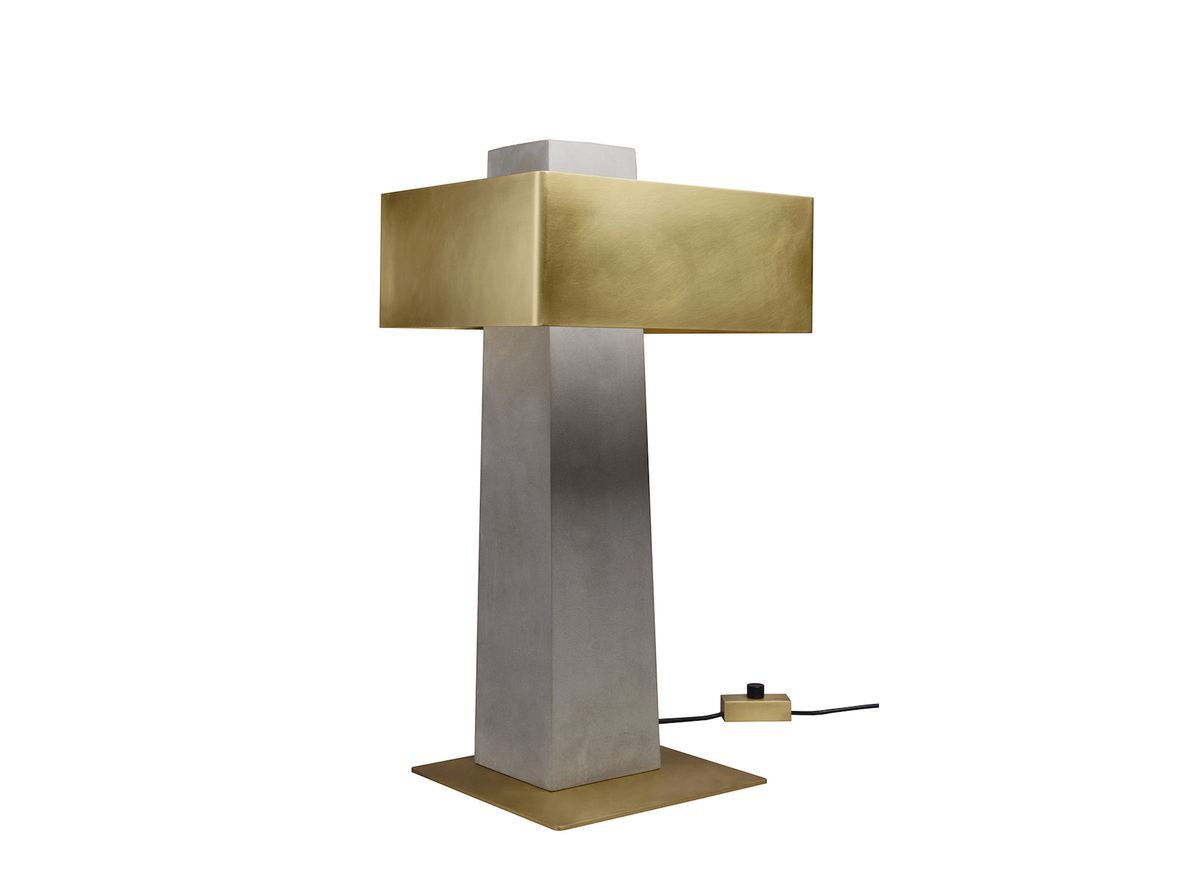 DCWéditions – Iota – Bordslampa – gold – 43,4 x 23,8 x 20,3 cm