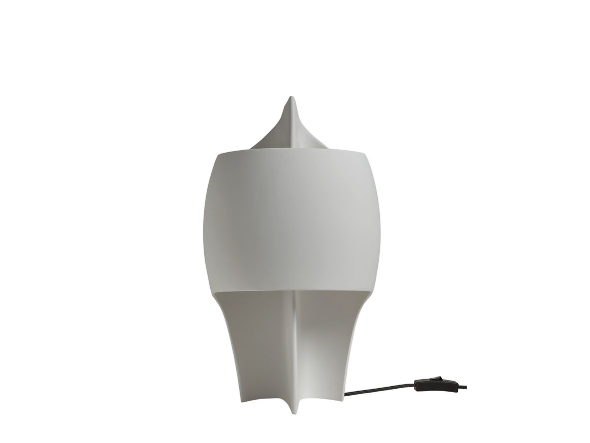 DCWéditions – La Lampe B – Bordslampa – gypsum – 390 x 240 x 226 mm