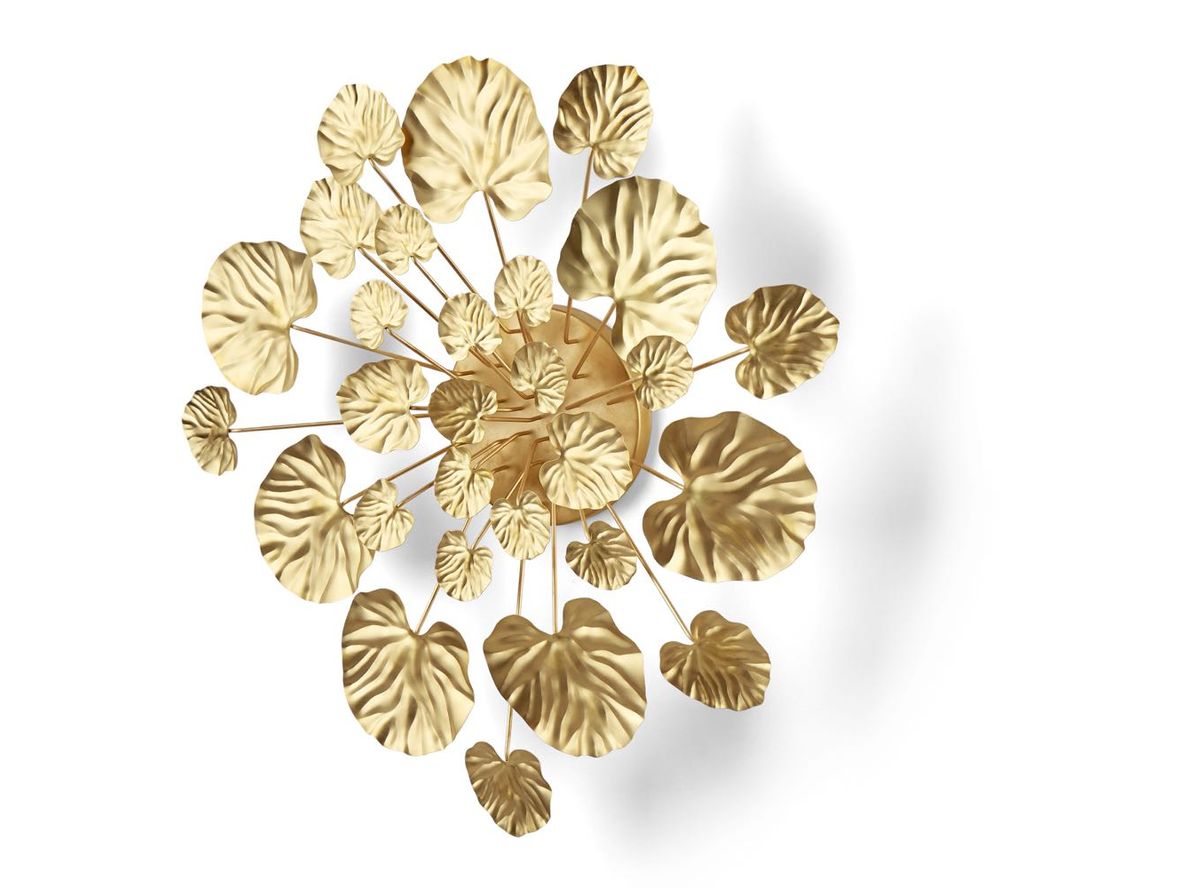 Image of eden outcast - Wall Flower - Wall Flower - Brass Large - Ø52 cm