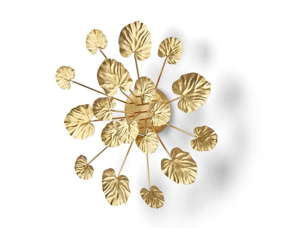Image of eden outcast - Wall Flower - Wall Flower - Brass Small - Ø35 cm