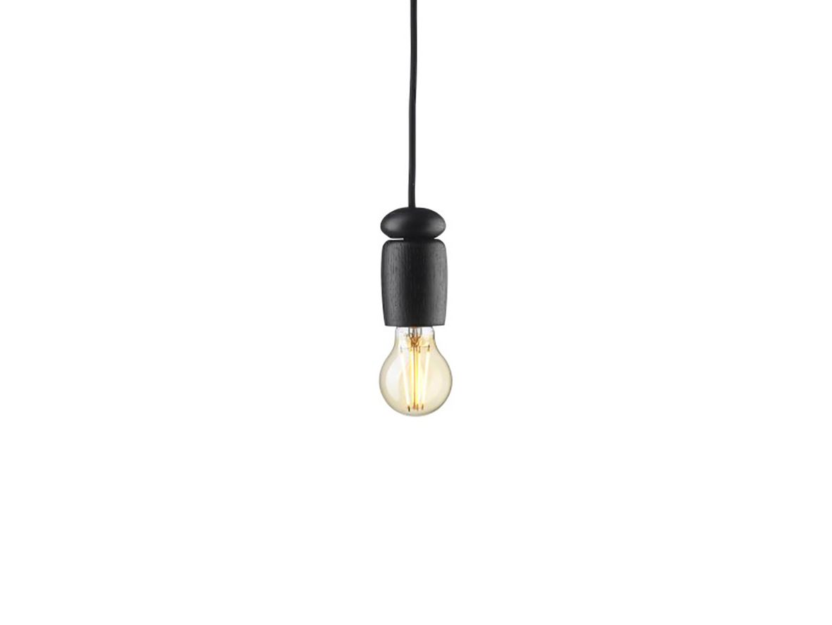 FDB Møbler / Furniture – U1 – Hiti – Pendelophæng – Hängande lampa – Black – Ø: 5,5 x H: 9,7 cm