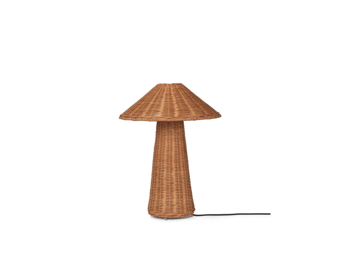 Ferm Living – Dou Table Lamp – Bordslampa – Dou Table Lamp – Natural – W30.4 x D30.4 x H40 cm