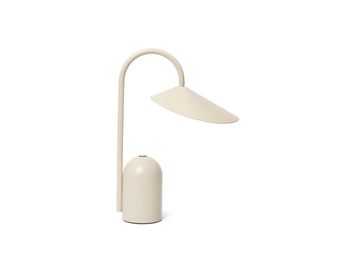 Ferm Living – Arum Portable Lamp  – Lampa – Cashmere – W14.5 x D21 x H30 cm