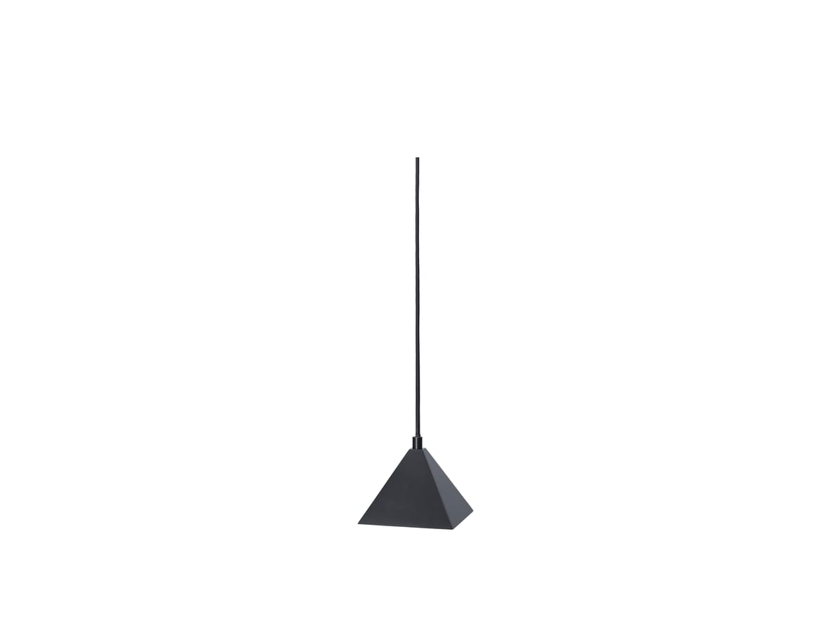 Ferm Living – Kare Pendant – Hängande lampa – Kare Pendant – Blackened Stainless steel – W12.5 x D12.5 x H11.2 cm