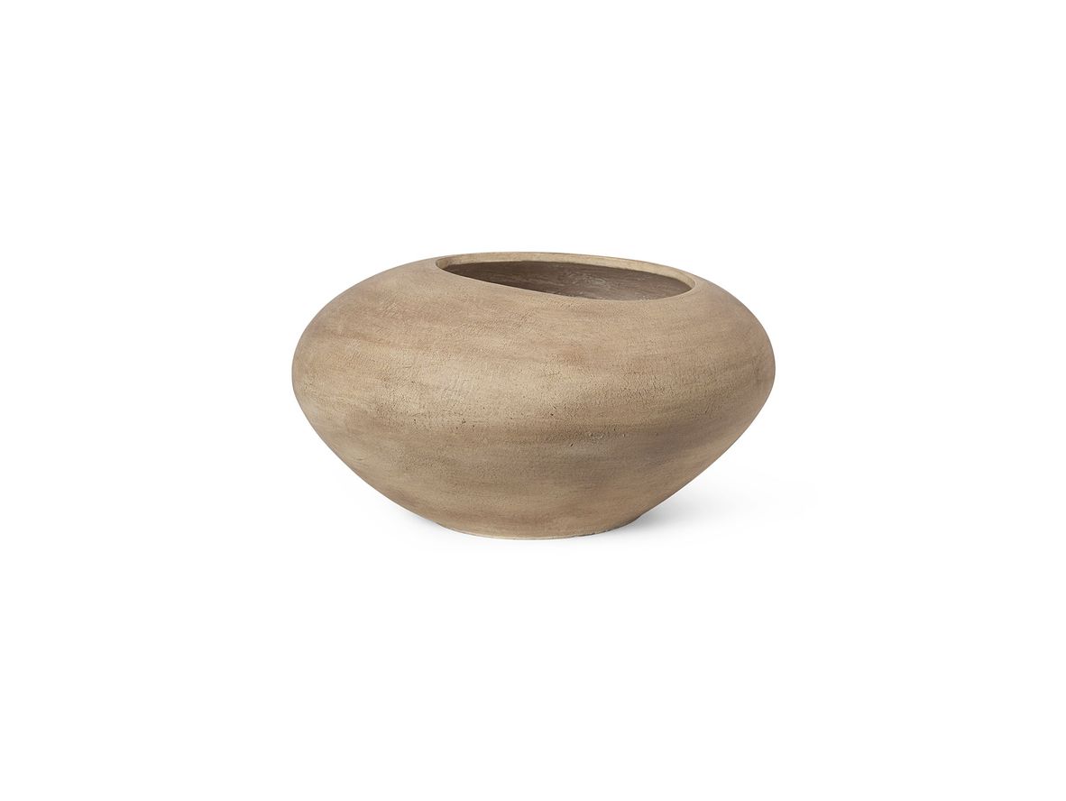 Produktfoto för Ferm Living - Dodu Pot - Kruka - Brown - Low - W57 x H30,3 x D58 cm