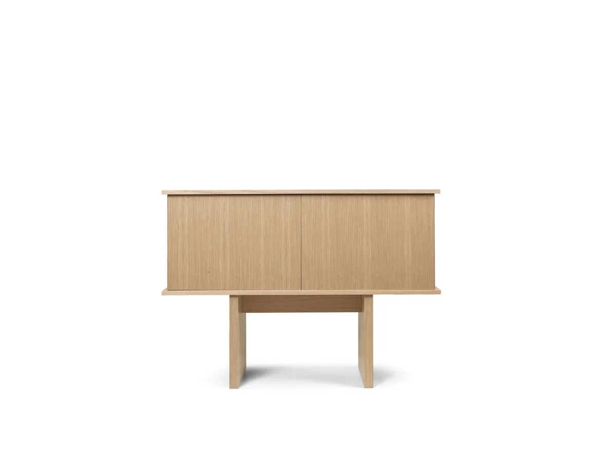 Produktfoto för Ferm Living - Stilt Sideboard  - Sidobord - Single - Natural Oak - B: 100 x H: 72.5 x D: 39.5 cm