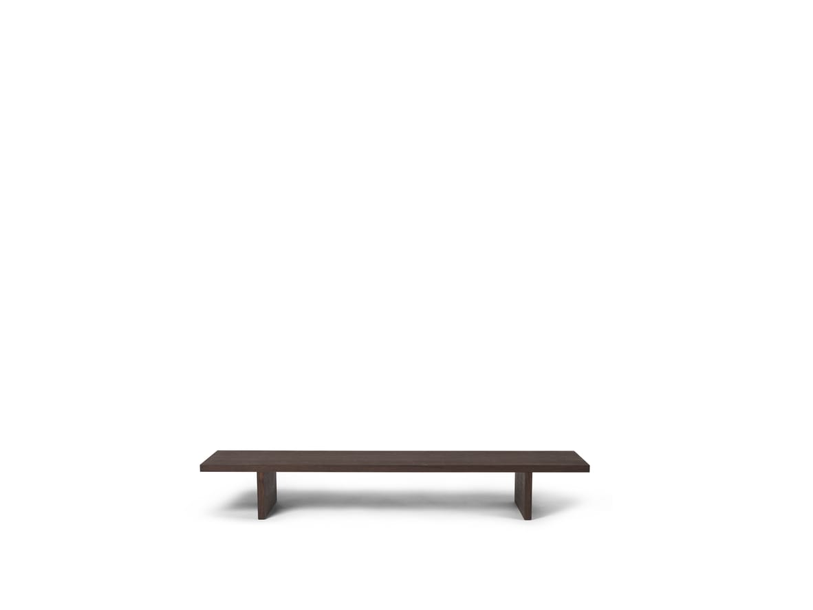 Ferm Living - Kona Display Table - Soffbord - Dark Stained - W140 x H20 x D34 cm